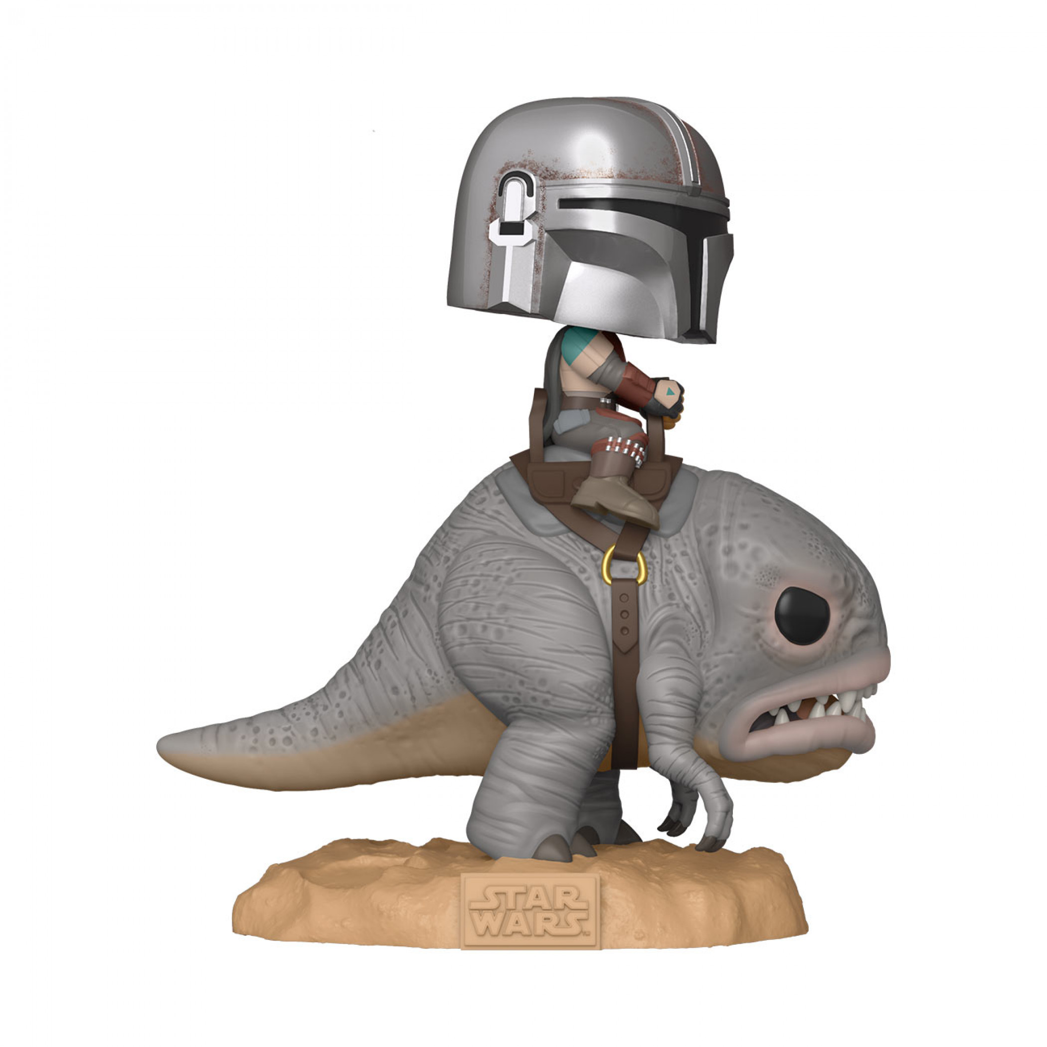 Star Wars The Mandalorian on Blurrg Deluxe Funko Pop!, Silver