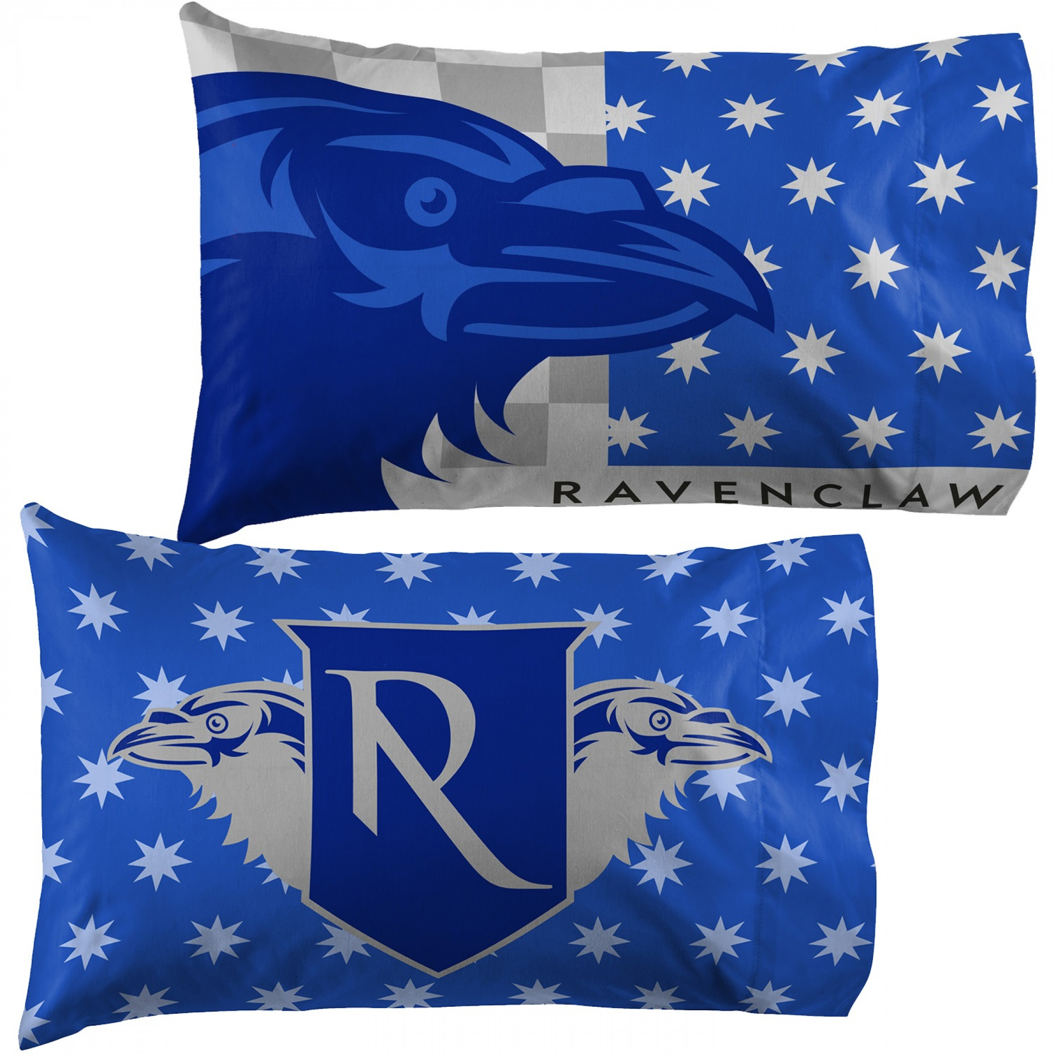 Harry Potter Ravenclaw Pride Single Reversible Pillowcase, Blue