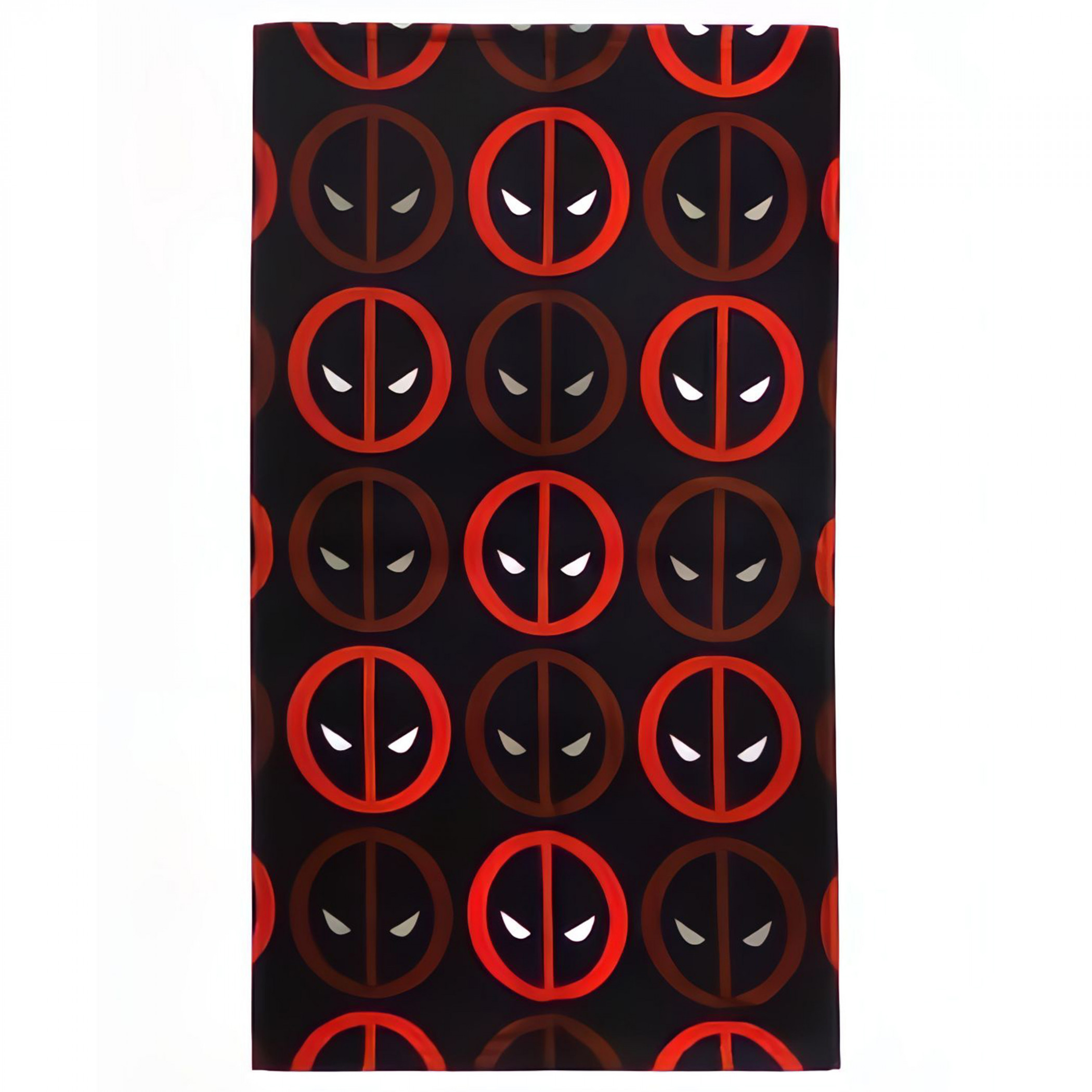 Marvel Deadpool Logo 16x28 Hand Towel, Black