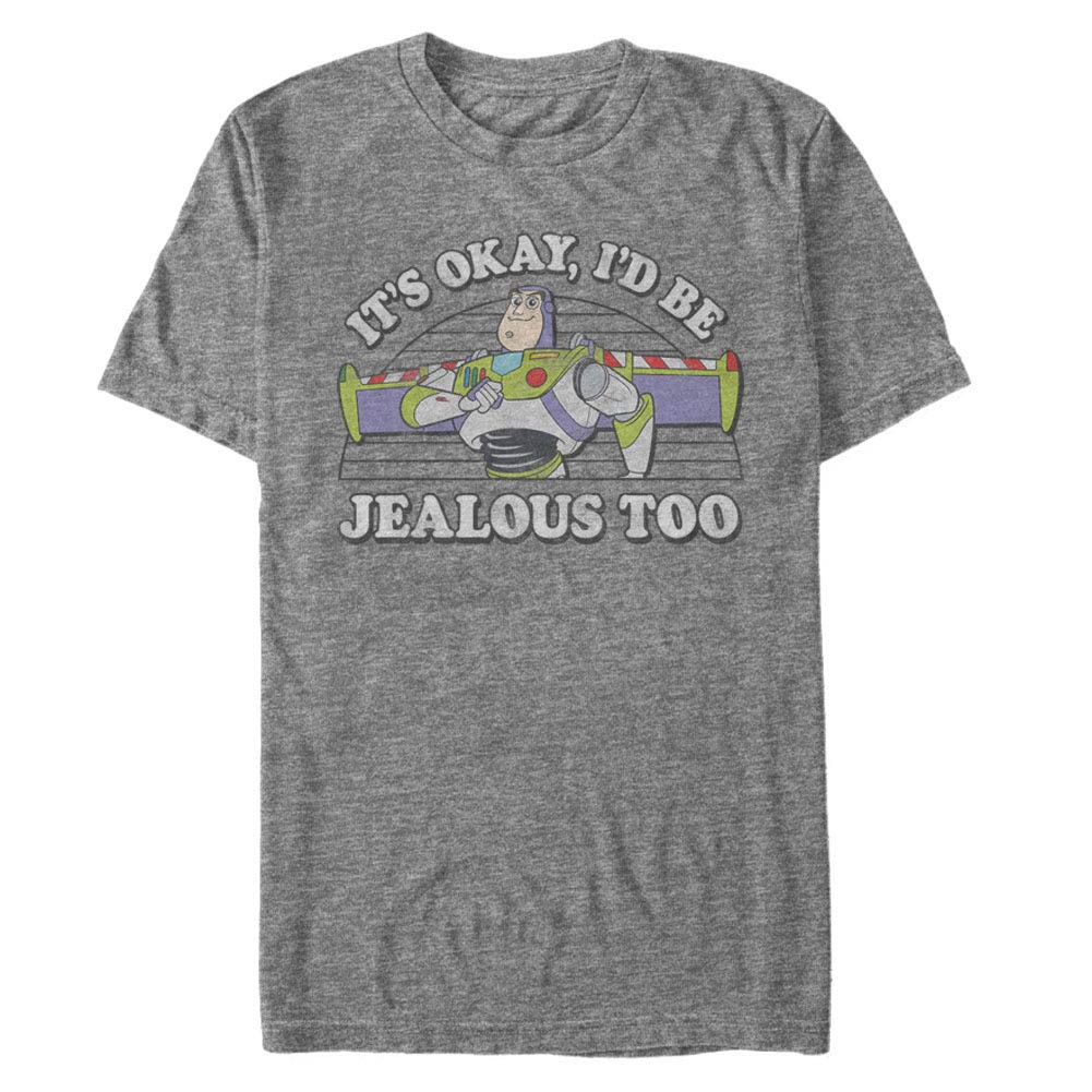 Disney Pixar Toy Story 1-3 Jealous Too Gray T-Shirt