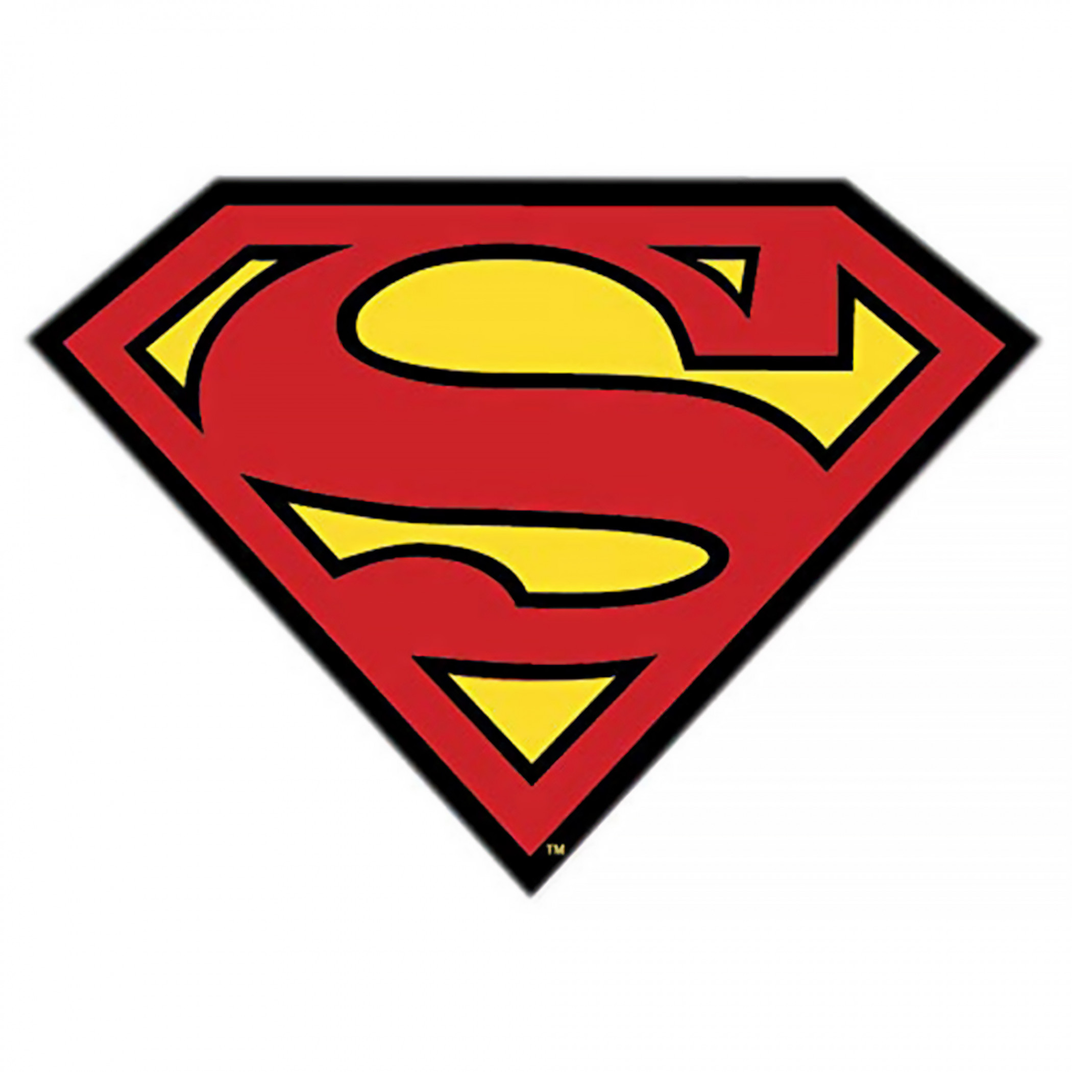 DC Comics Superman Logo Car Emblem, Multi-Color