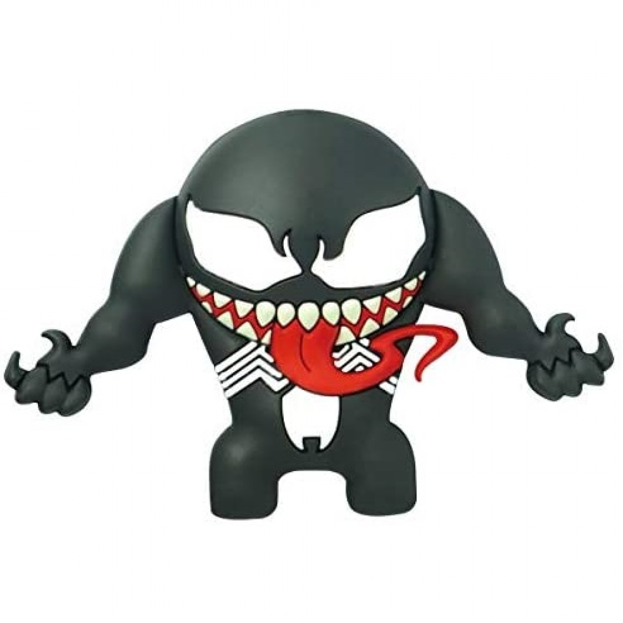 Marvel Comics Venom Character 3D Foam Magnet, Multi-Color