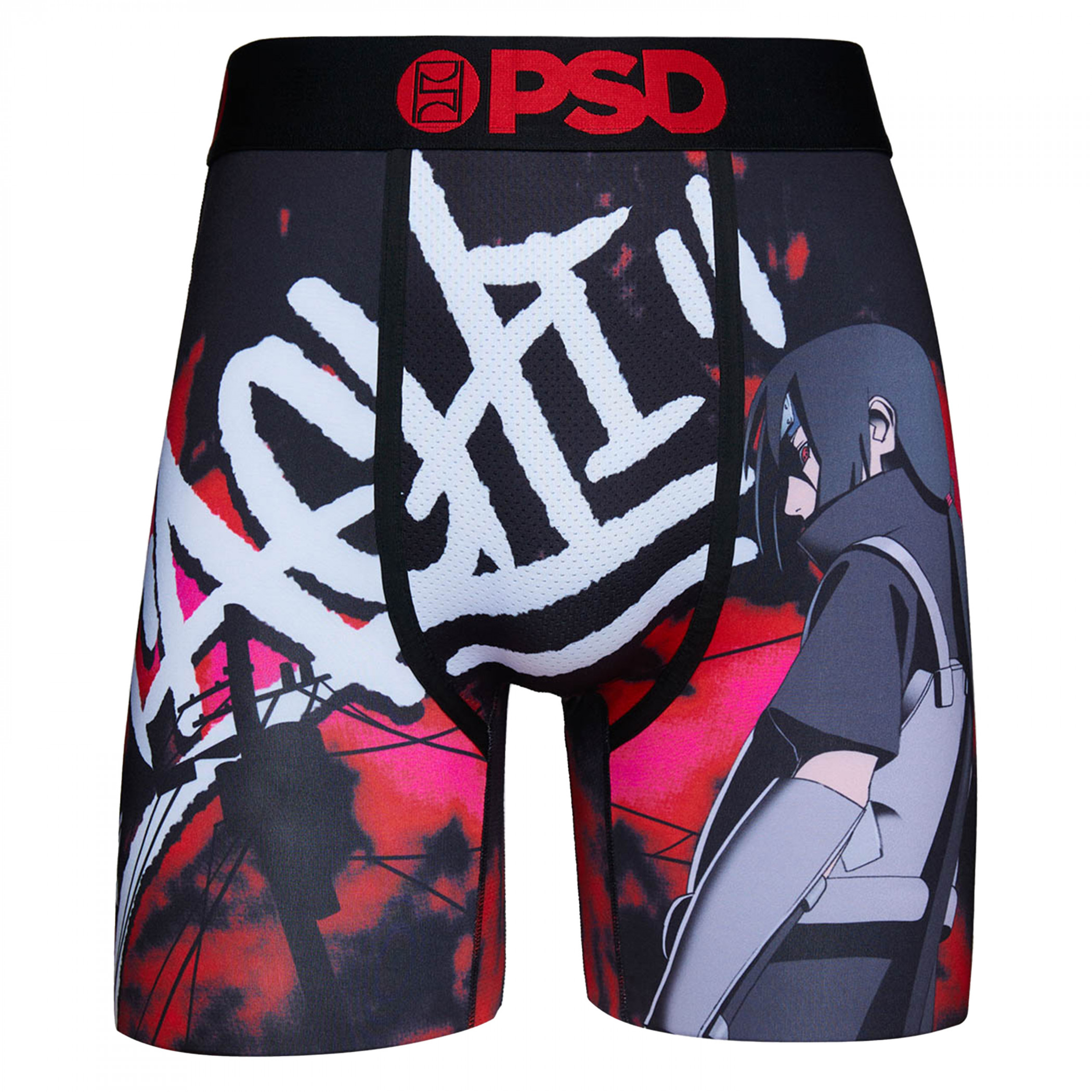 Naruto Shippuden Itachi Streets PSD Boxer Briefs, Multi-Color