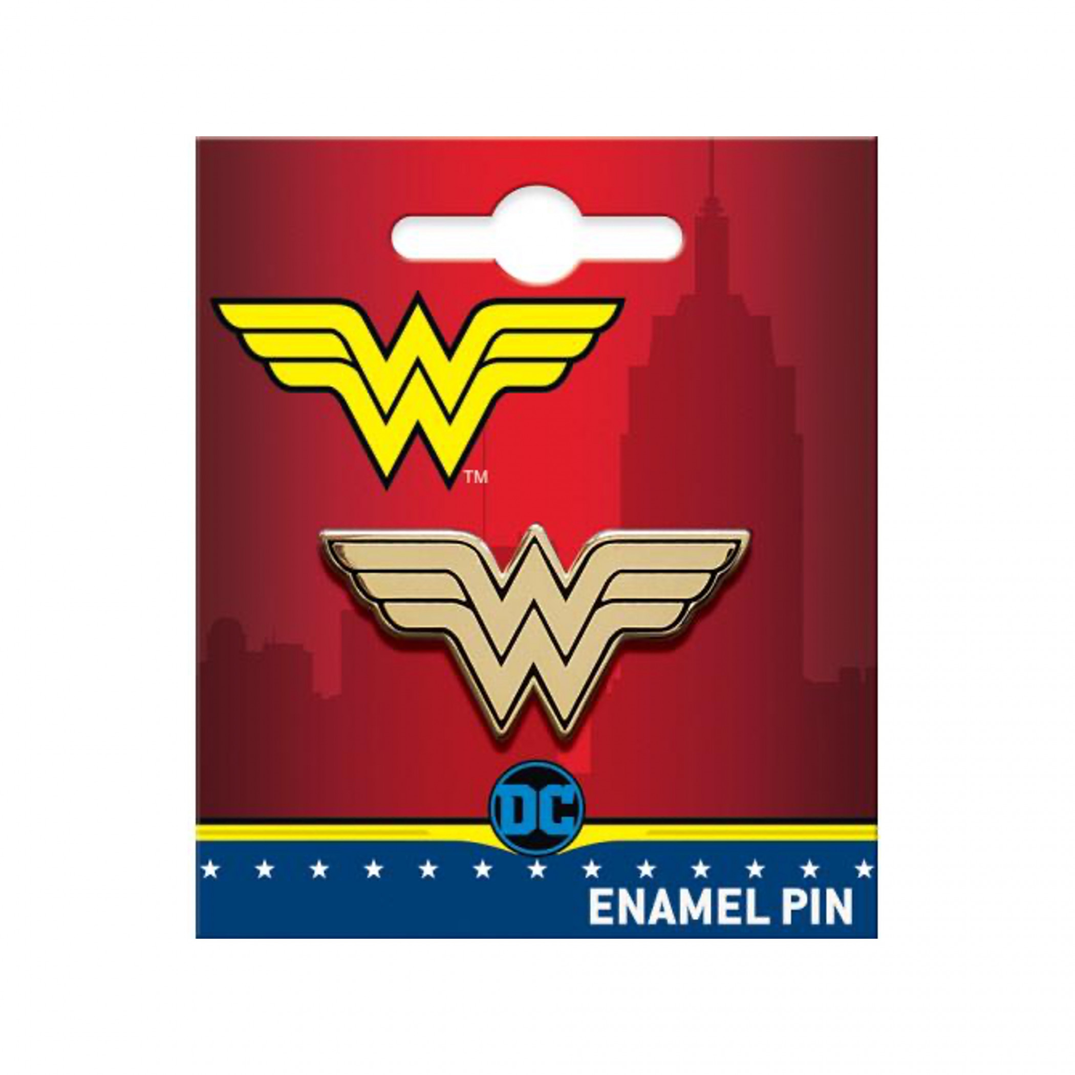 Wonder Woman Gold Lapel Pin, Gold