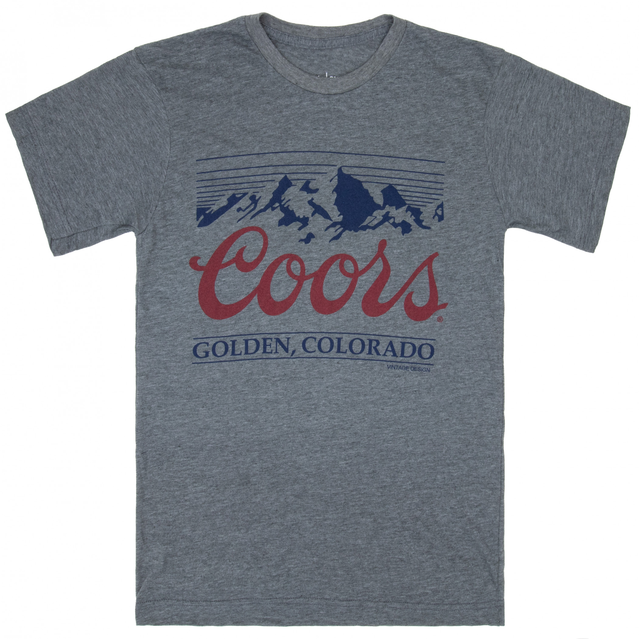 Coors Golden Colorado Grey Tee Shirt