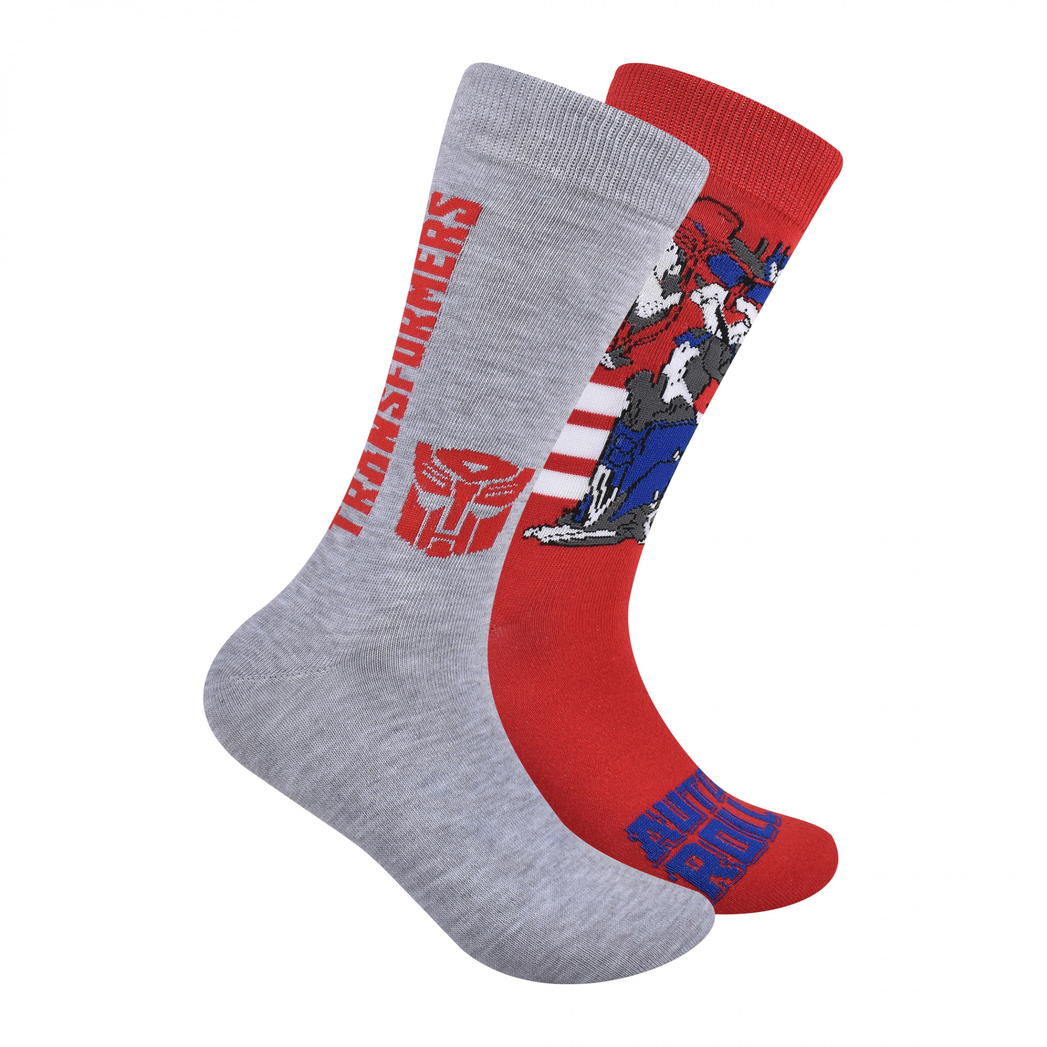 Transformers Roll Out Crew Socks 2-Pair Pack, Multi-Color
