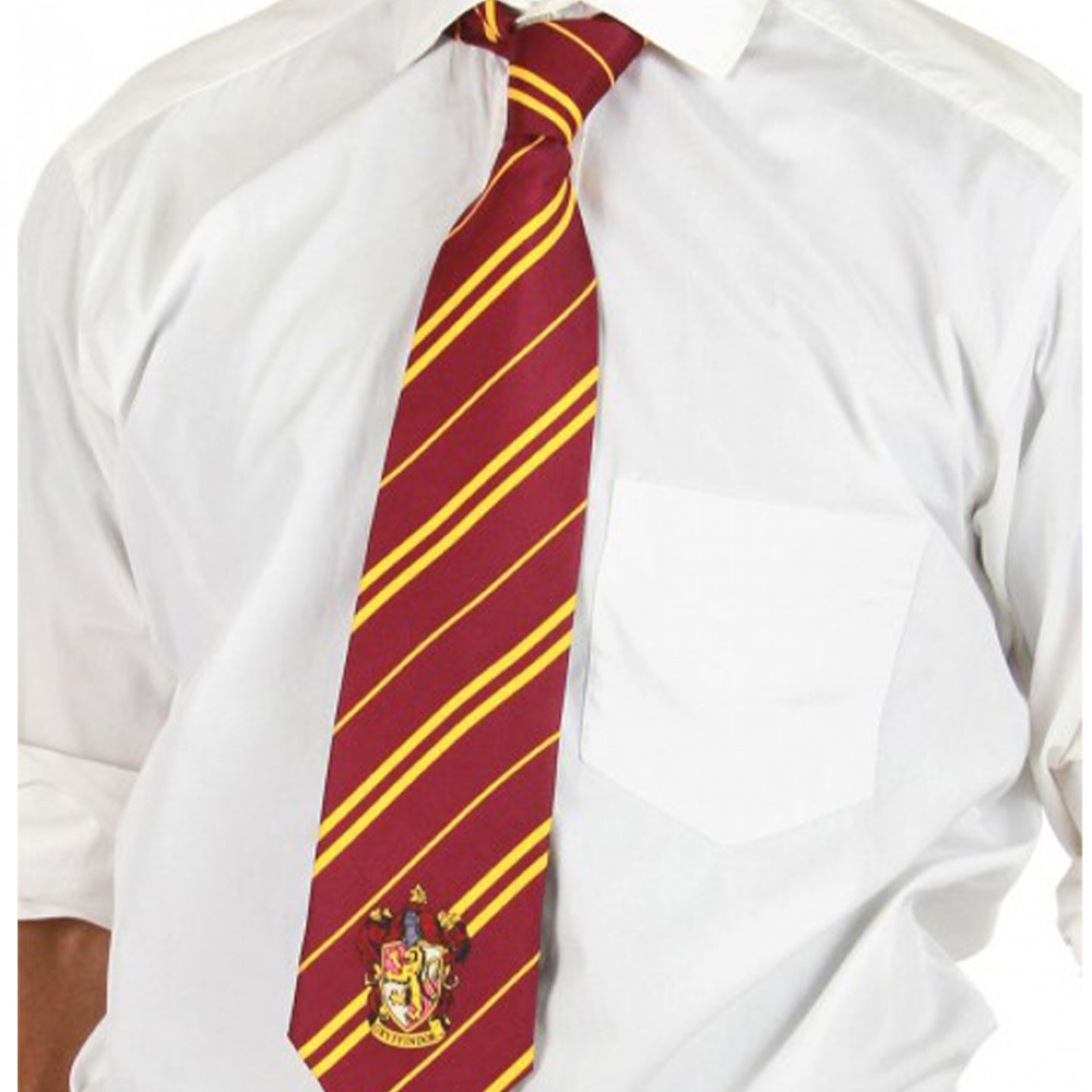Harry Potter Gryffindor House Crest Necktie, Red