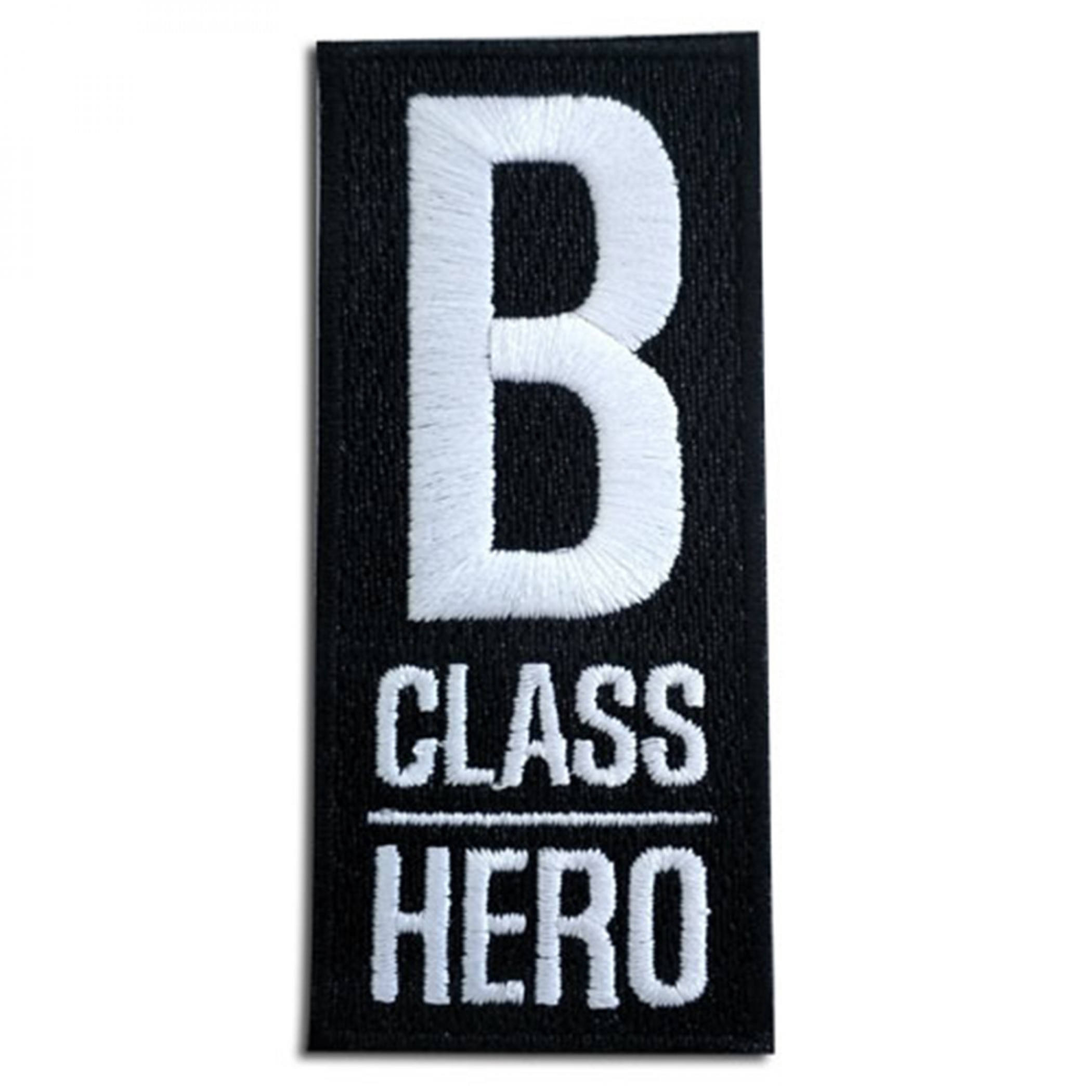 One Punch Man B-Class Hero Patch, Black