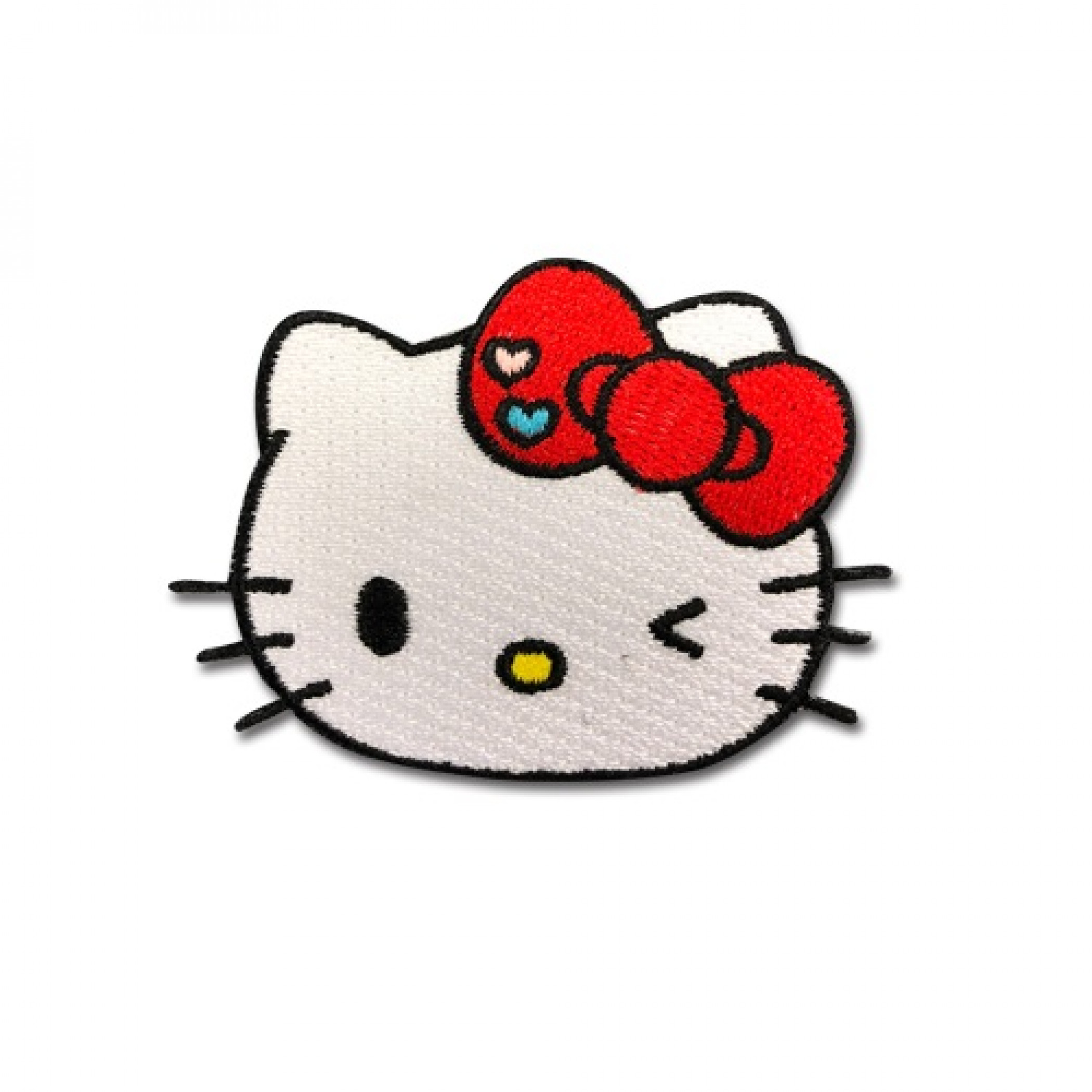 Hello Kitty Winking Patch, White