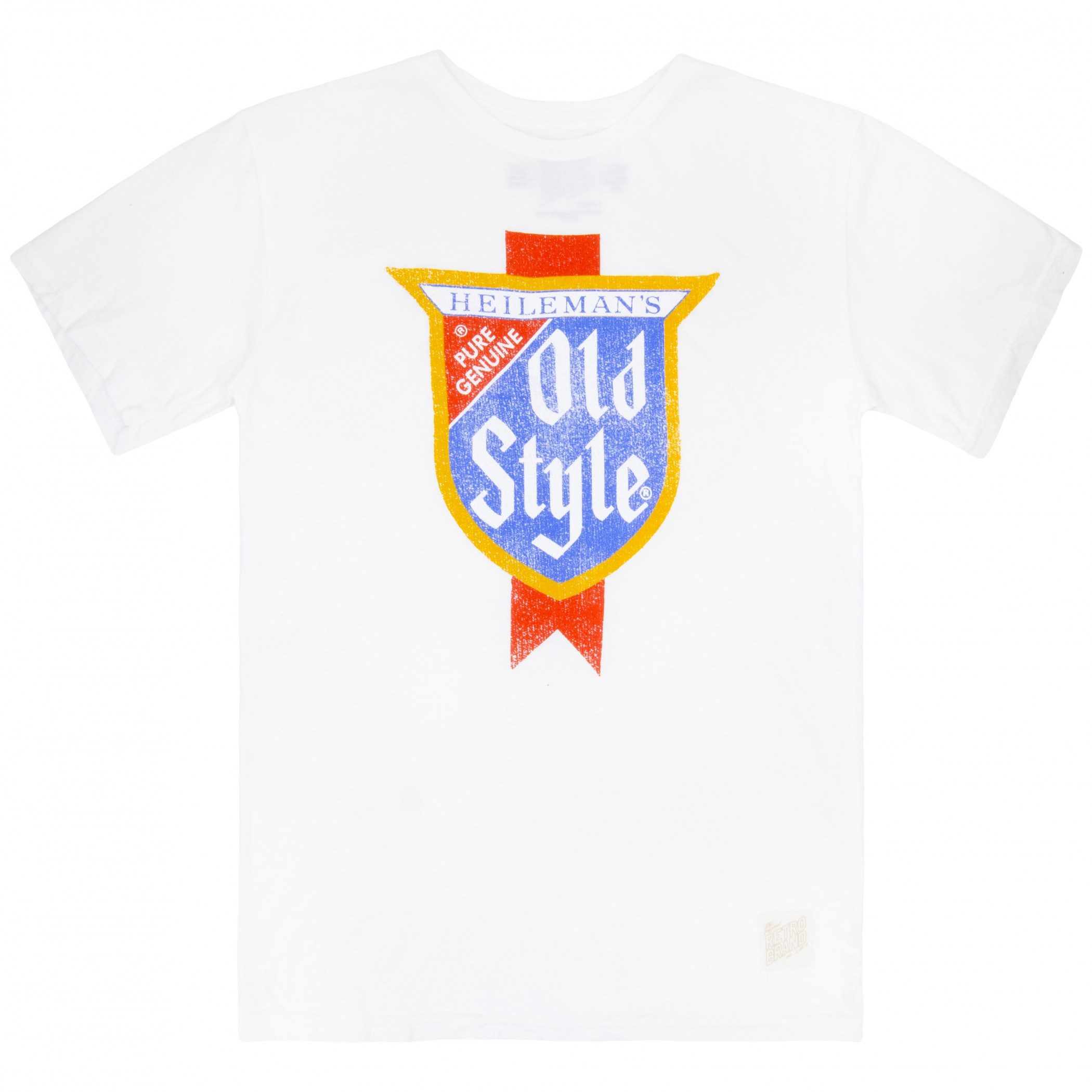 Old Style Retro Brand White Tee Shirt