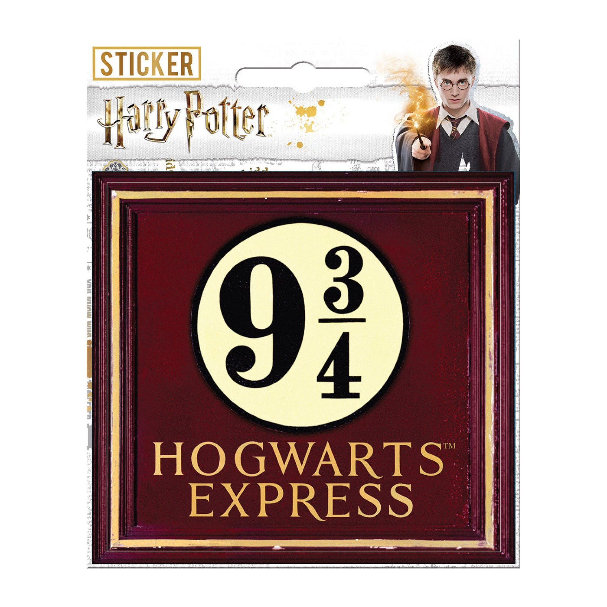 Harry Potter Hogwarts Express Platform 9 3/4 Sticker, Multi-Color