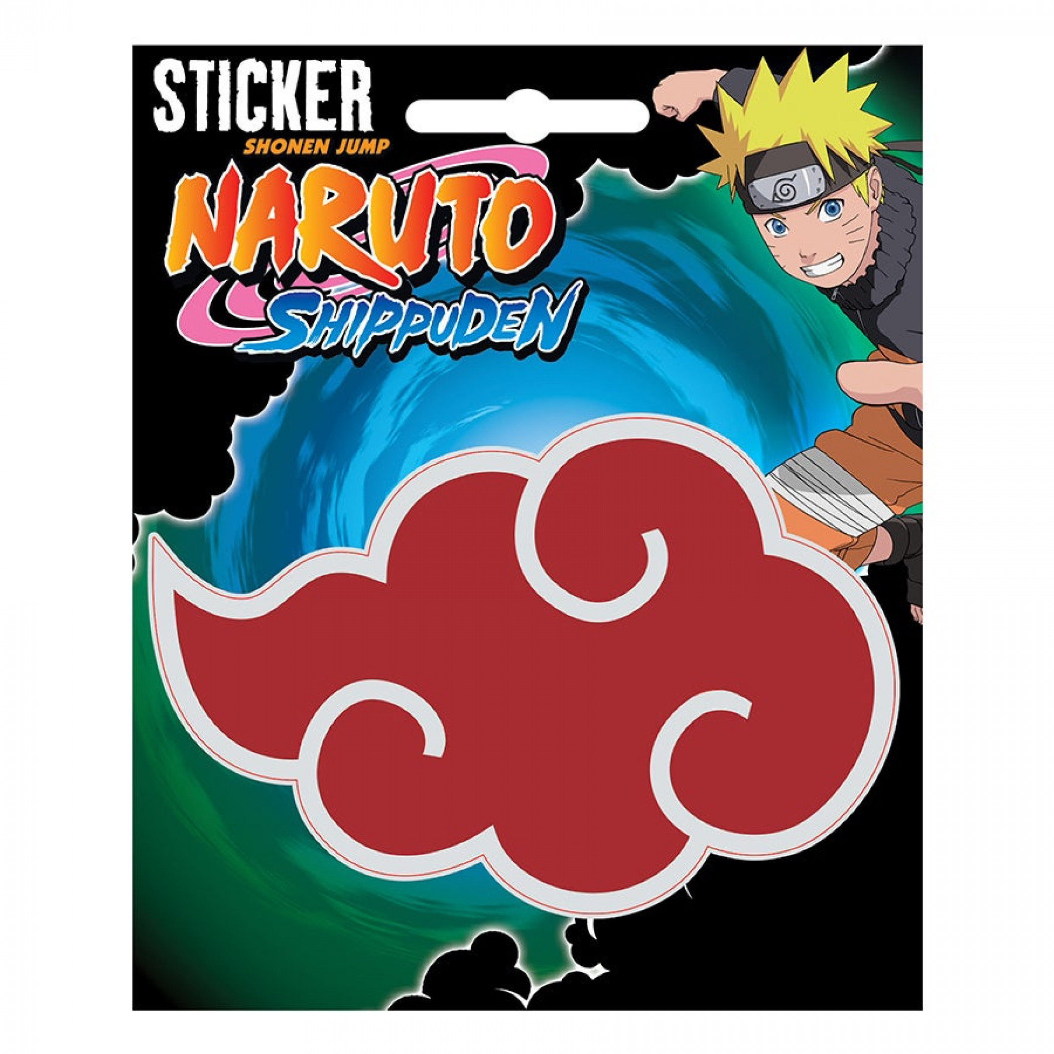 Naruto Akatsuki Symbol Sticker, Red
