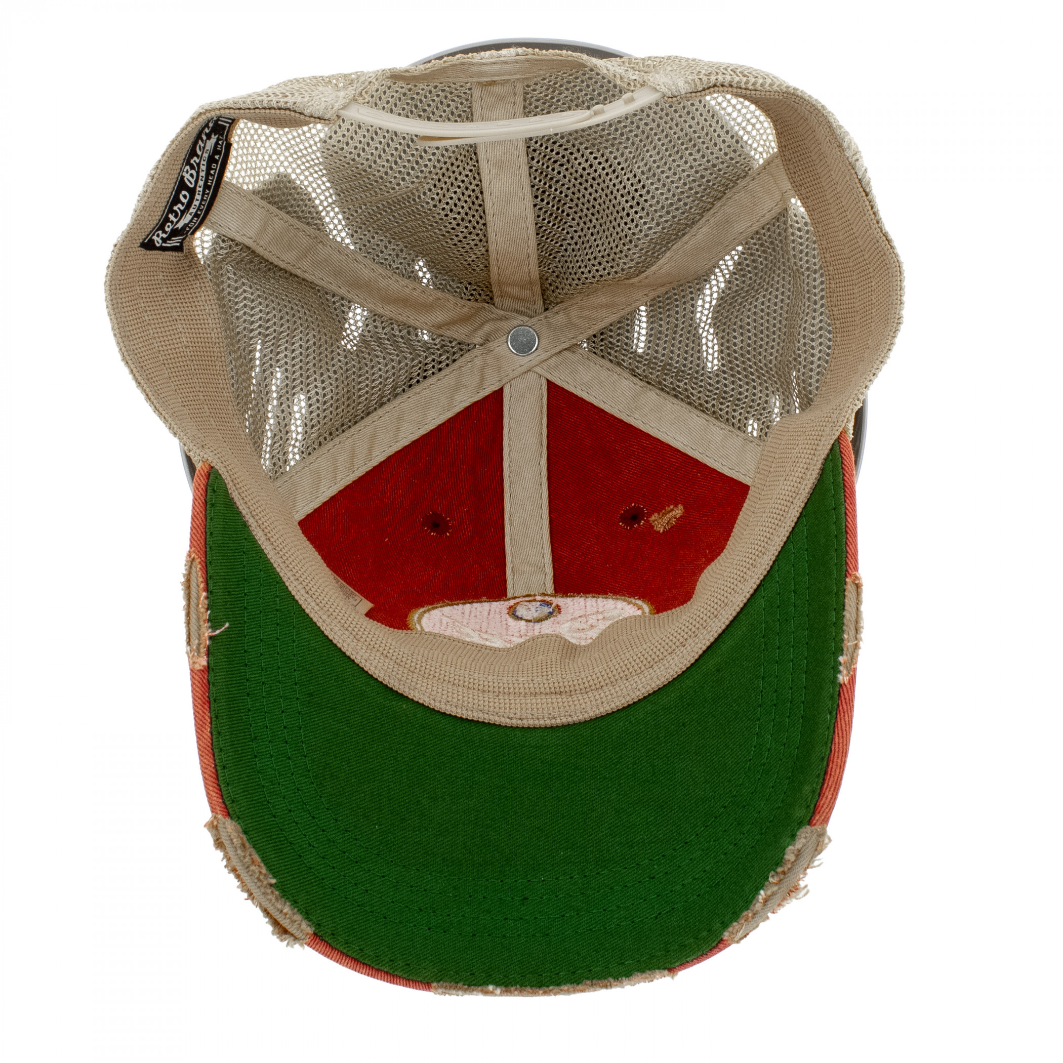 Pearl Lager Retro Brand Orange Men's Trucker Hat