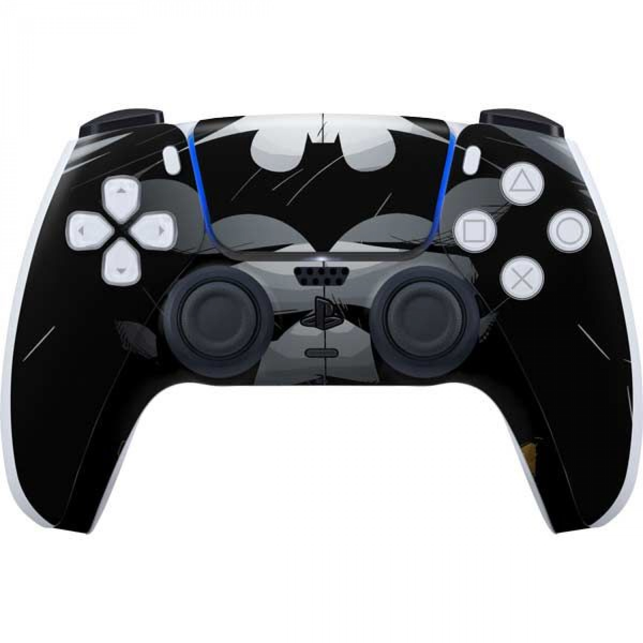 Batman Chest PS5 Controller Skin, Black