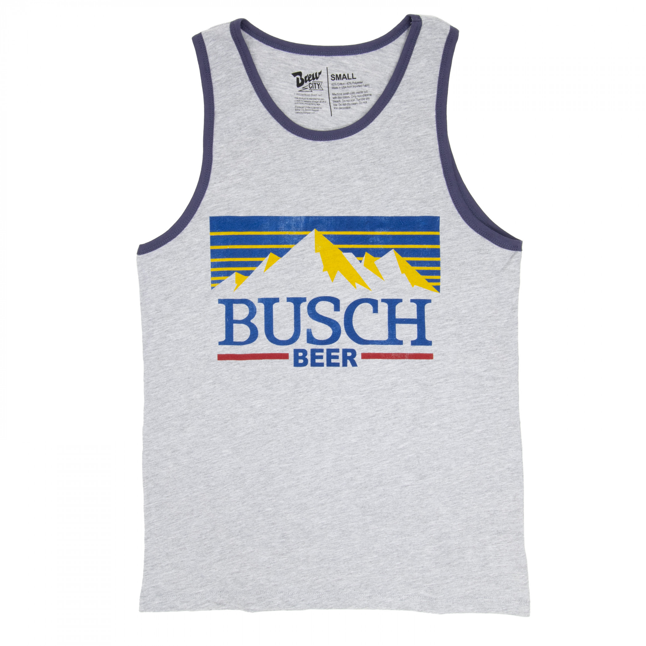 Busch Mountain Logo Grey Men's Tank Top