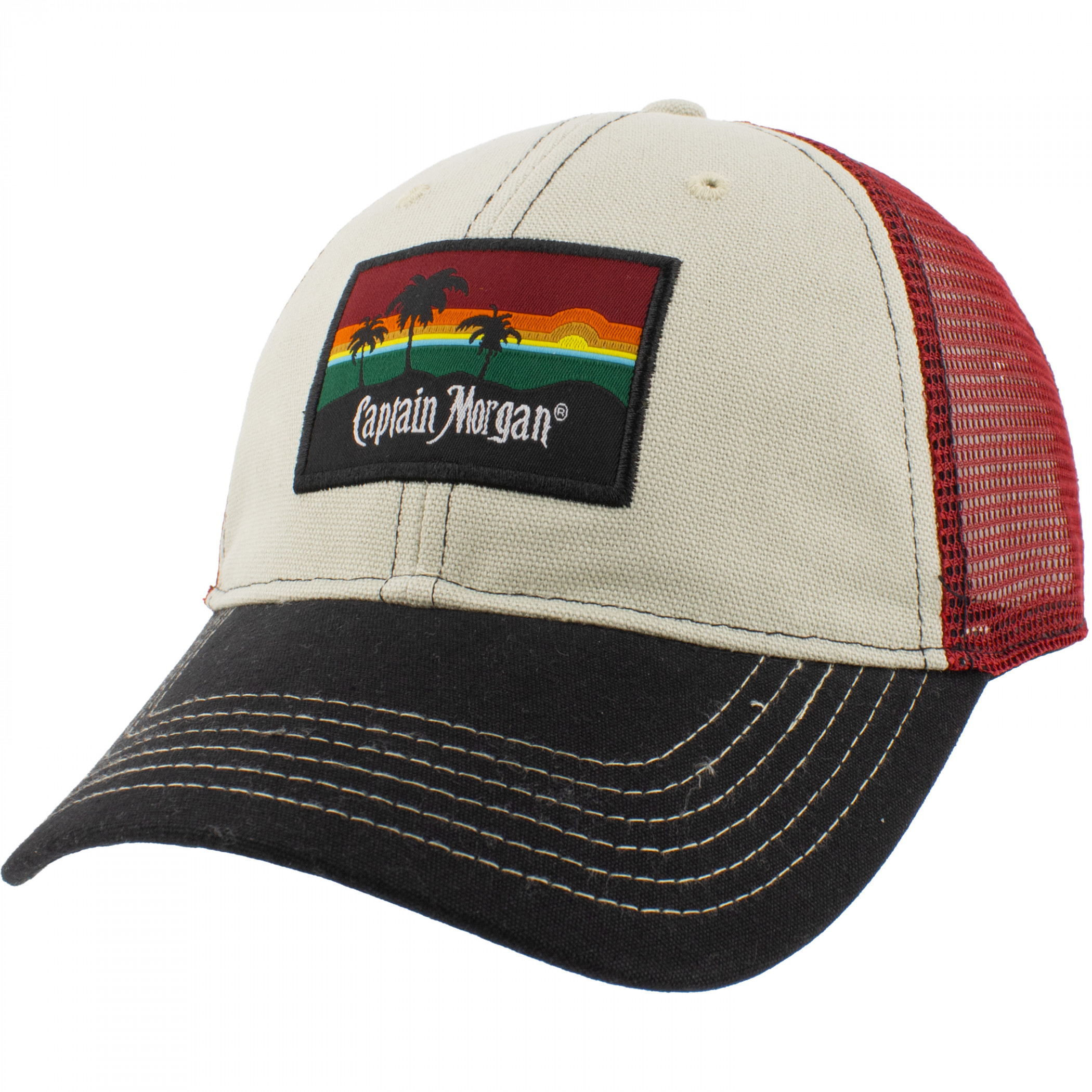 Captain Morgan Beach Side Mesh Snapback Hat