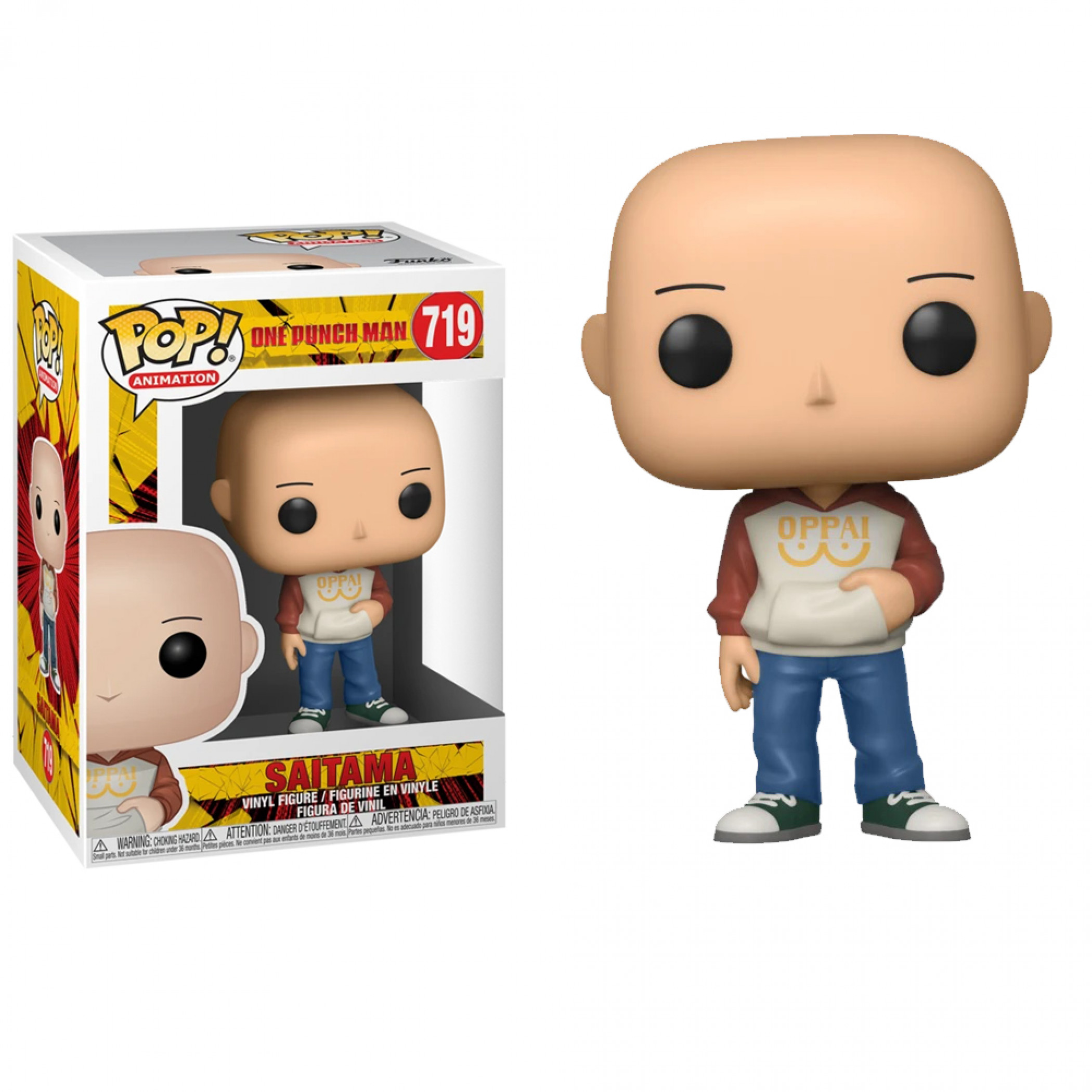 One Punch Man Casual Saitama Funko Pop!, Multi-Color