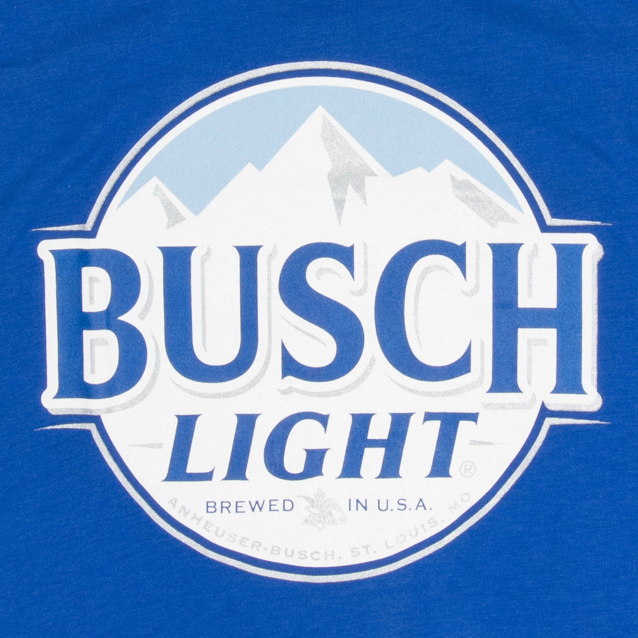 Busch Light Logo Women's Racerback Blue Tank Top