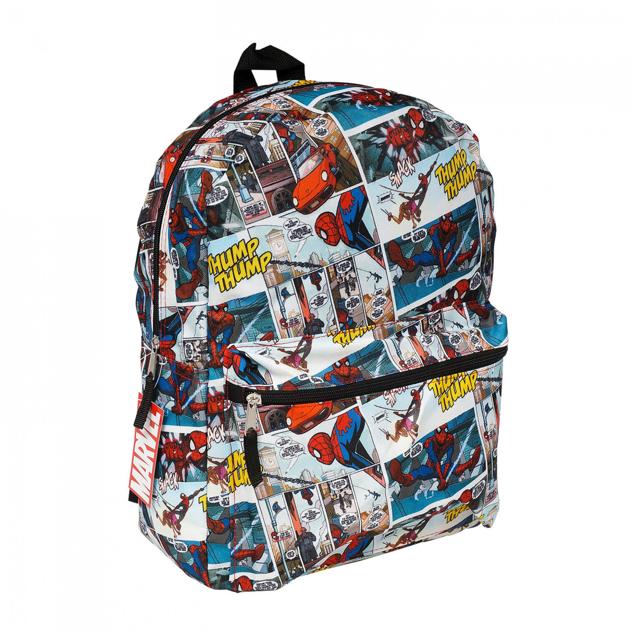 Marvel's Spider-Man Comic Panels All Over Print Backpack, Multi-Color