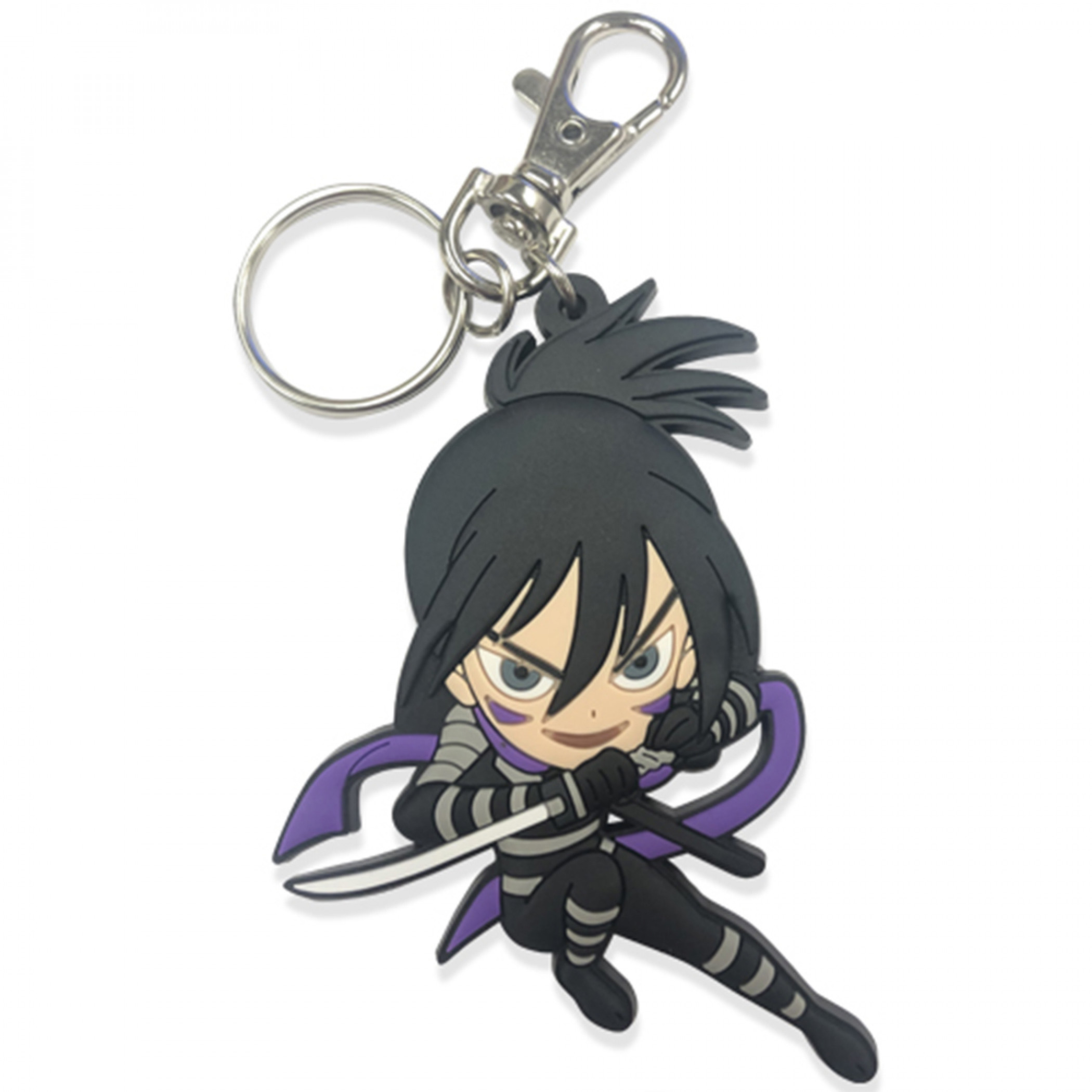 One Punch Man Sonic Chibi Style PVC Keychain, Multi-Color