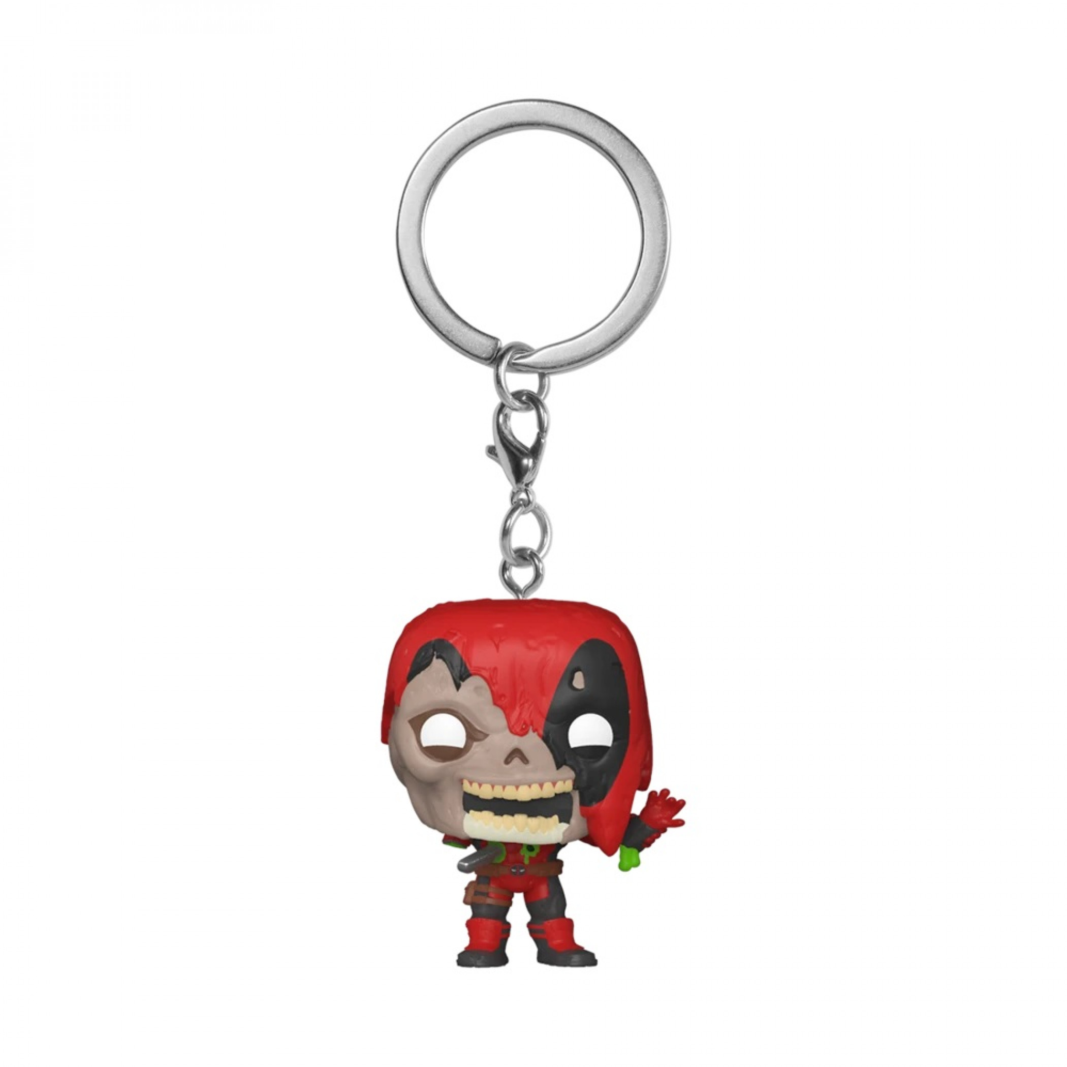 Marvel Zombies Deadpool Funko Pop! Keychain, Red