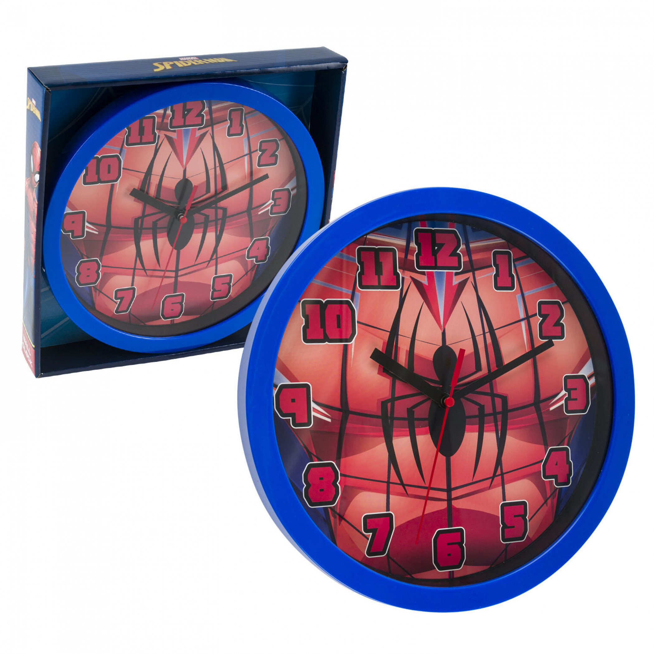 Spider-Man Classic Suit Wall Clock, Black