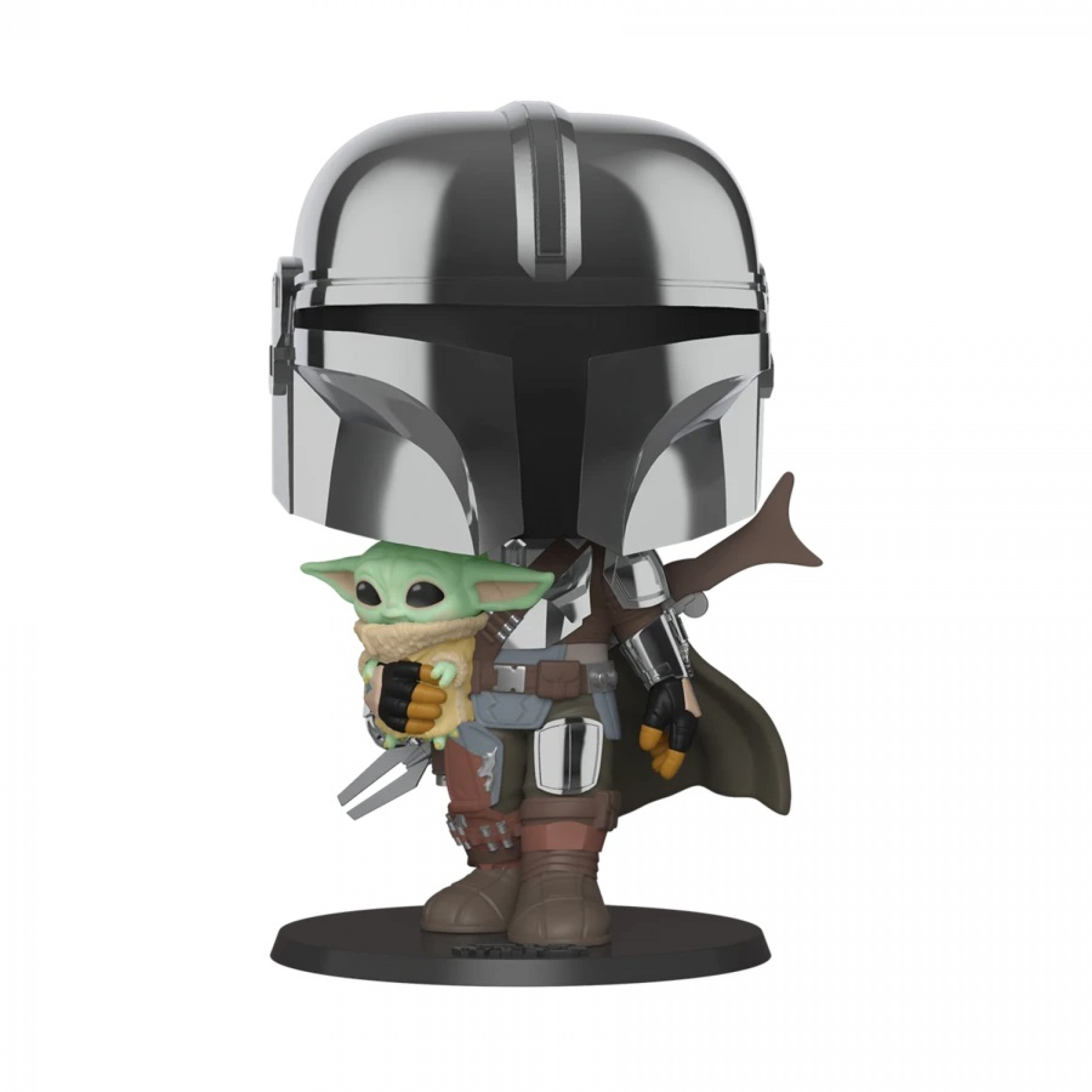 Star Wars The Mandalorian with The Child 10' Chrome Funko Pop!, Multi-Color