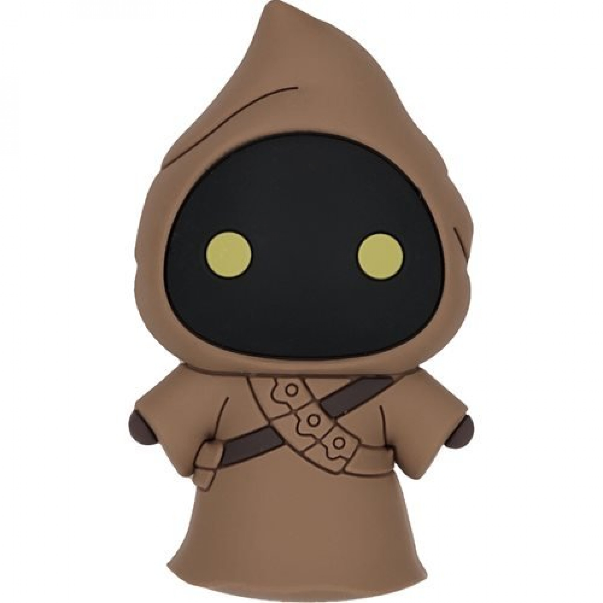Star Wars Cute Chibi Jawa Character 3D Foam Magnet, Multi-Color