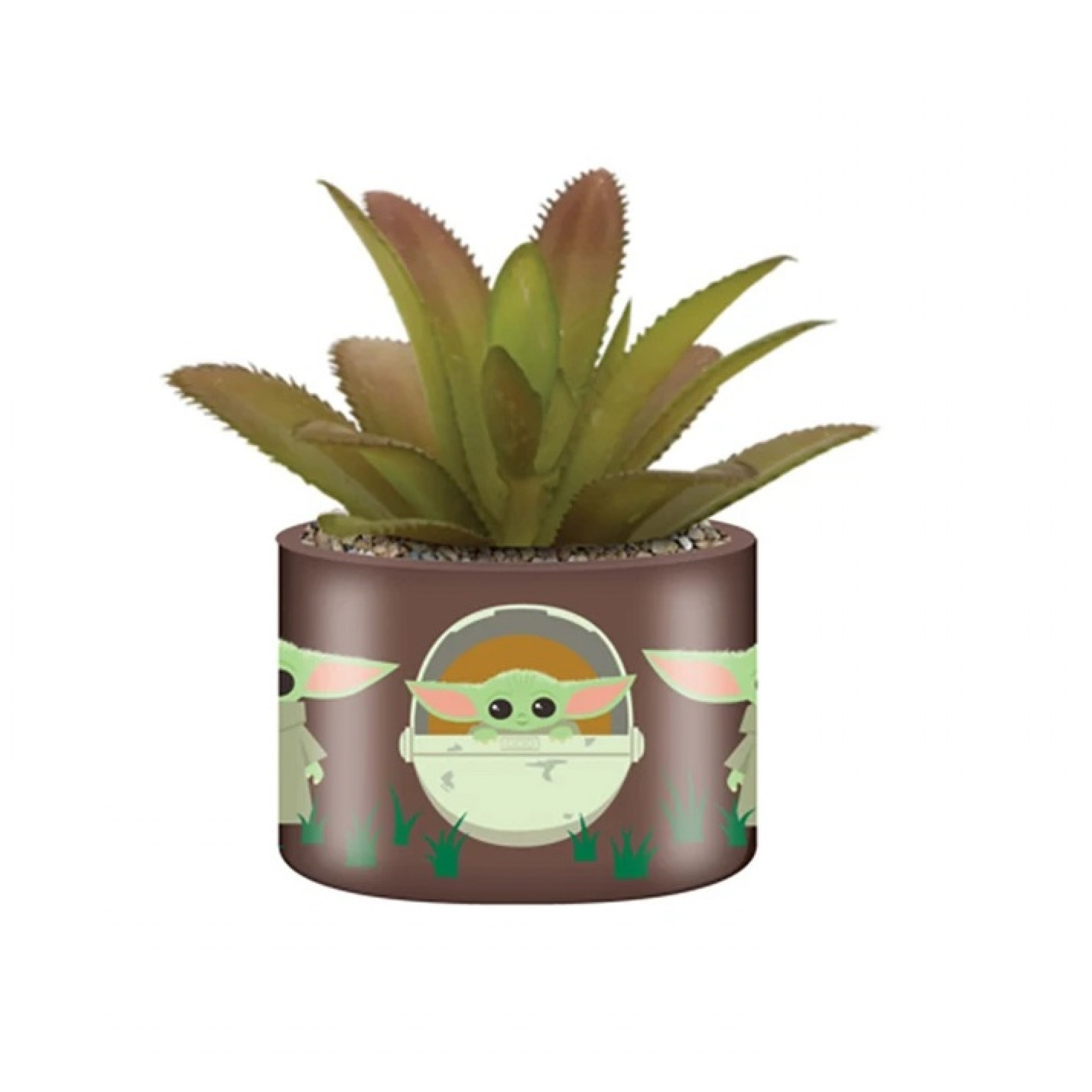 Star Wars The Mandalorian The Child Grogu Images Ceramic Planter Pot, Multi-Color