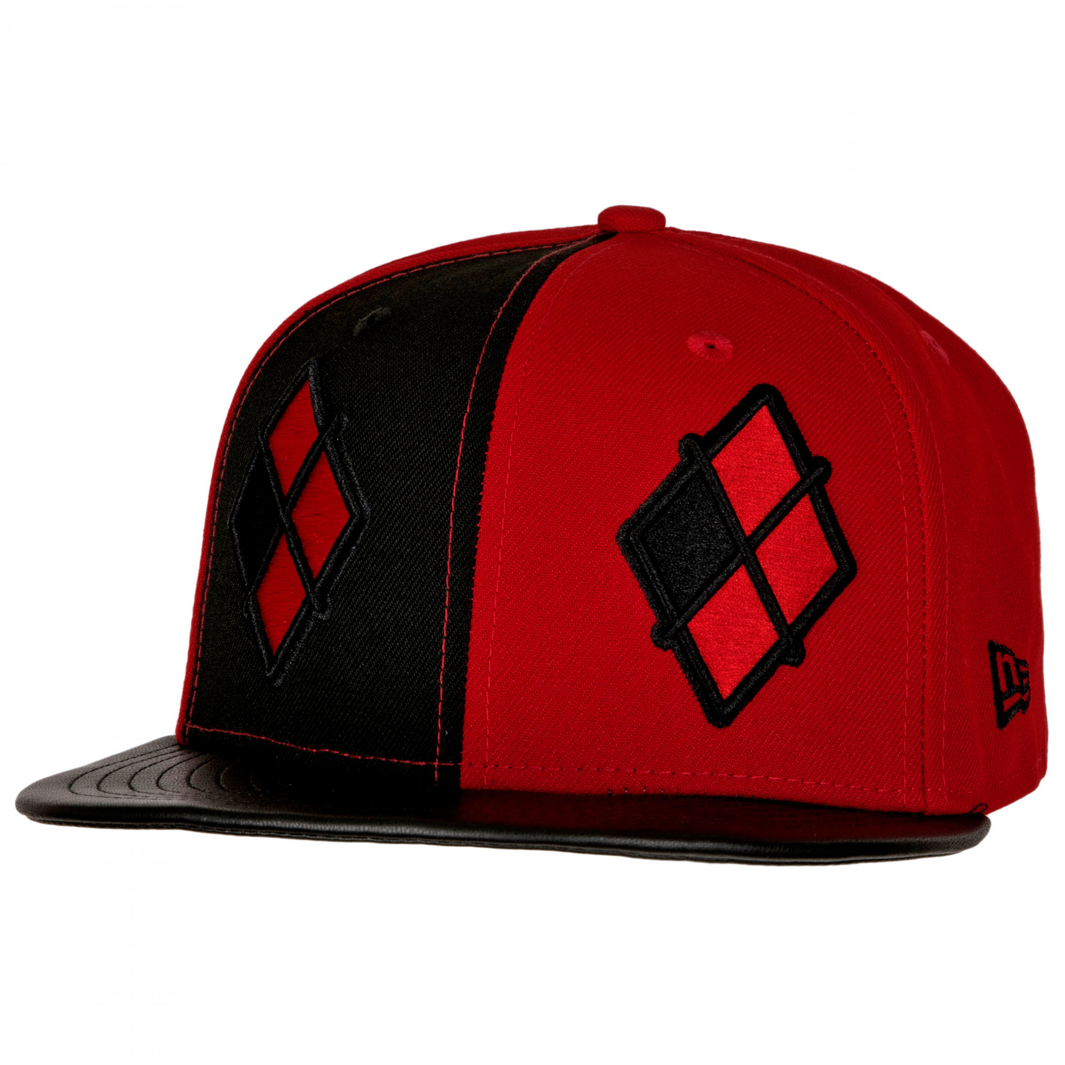 Harley Quinn Suicide Squad Costume Armor New Era 59Fifty Fitted Hat, Multi-Color