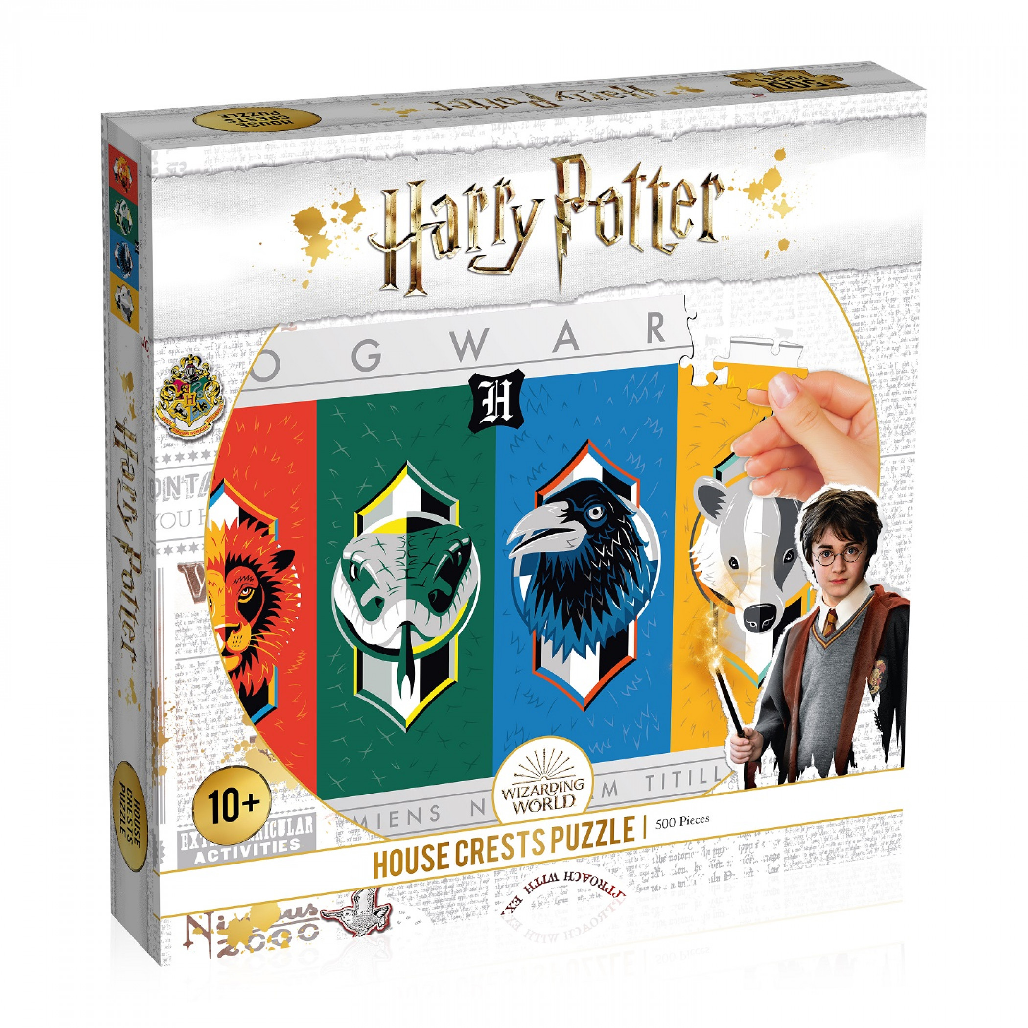 Harry Potter House Crests 500 Piece Puzzle, White
