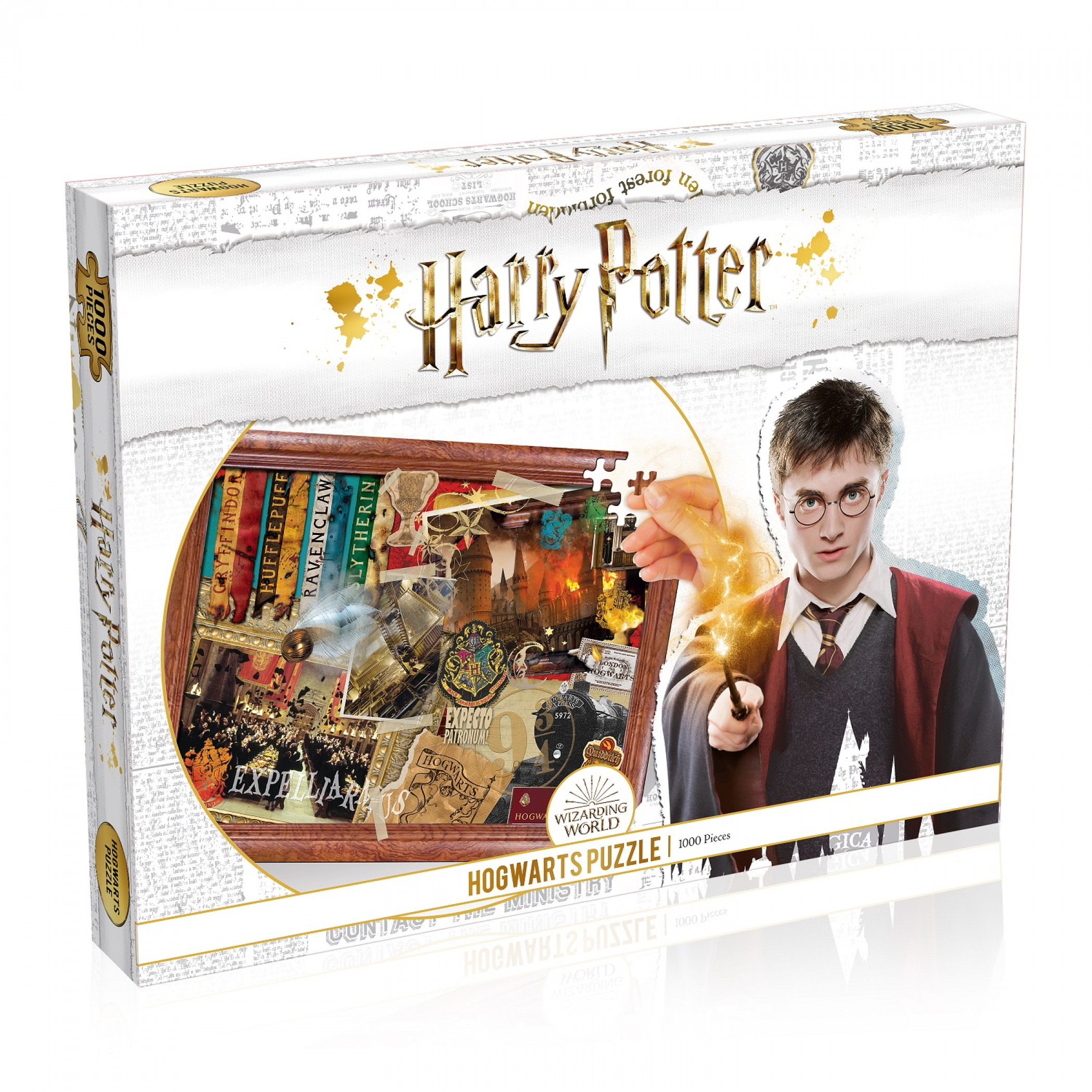 Harry Potter Hogwarts 1000 Piece Puzzle, White