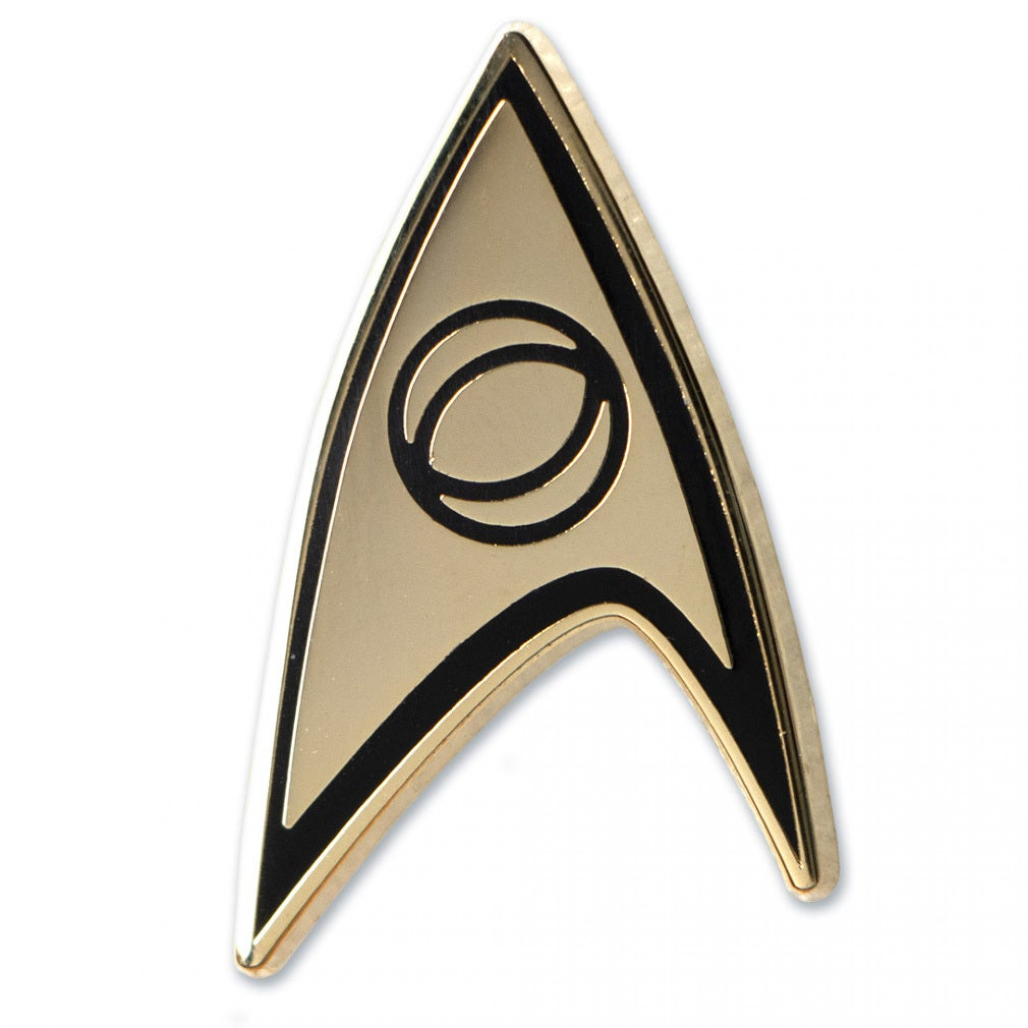 Star Trek Science Insignia Enamel Pin, Gold