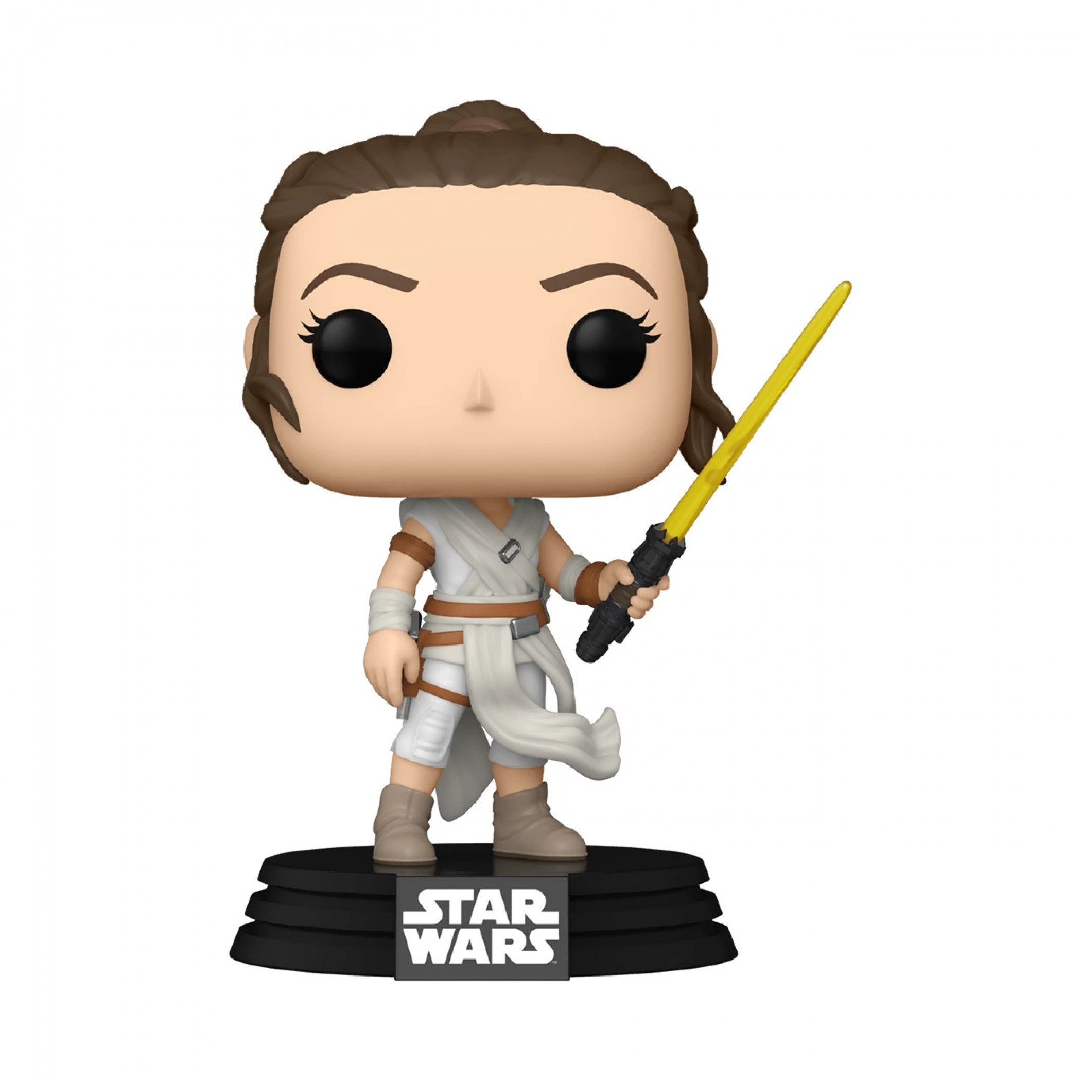 Star Wars Rey with Yellow Lightsaber Funko Pop! Vinyl Figure, Multi-Color