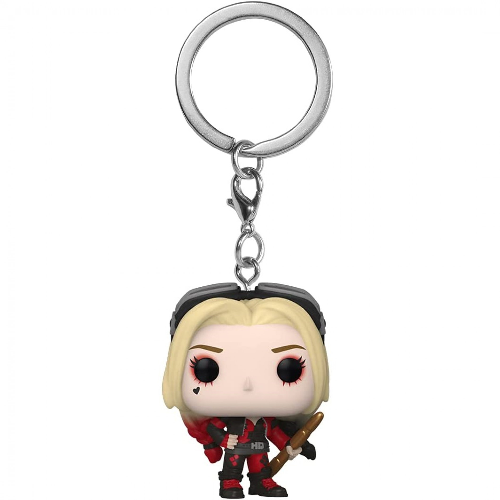 The Suicide Squad Harley Quinn Bodysuit Funko Pop! Vinyl Keychain, Multi-Color