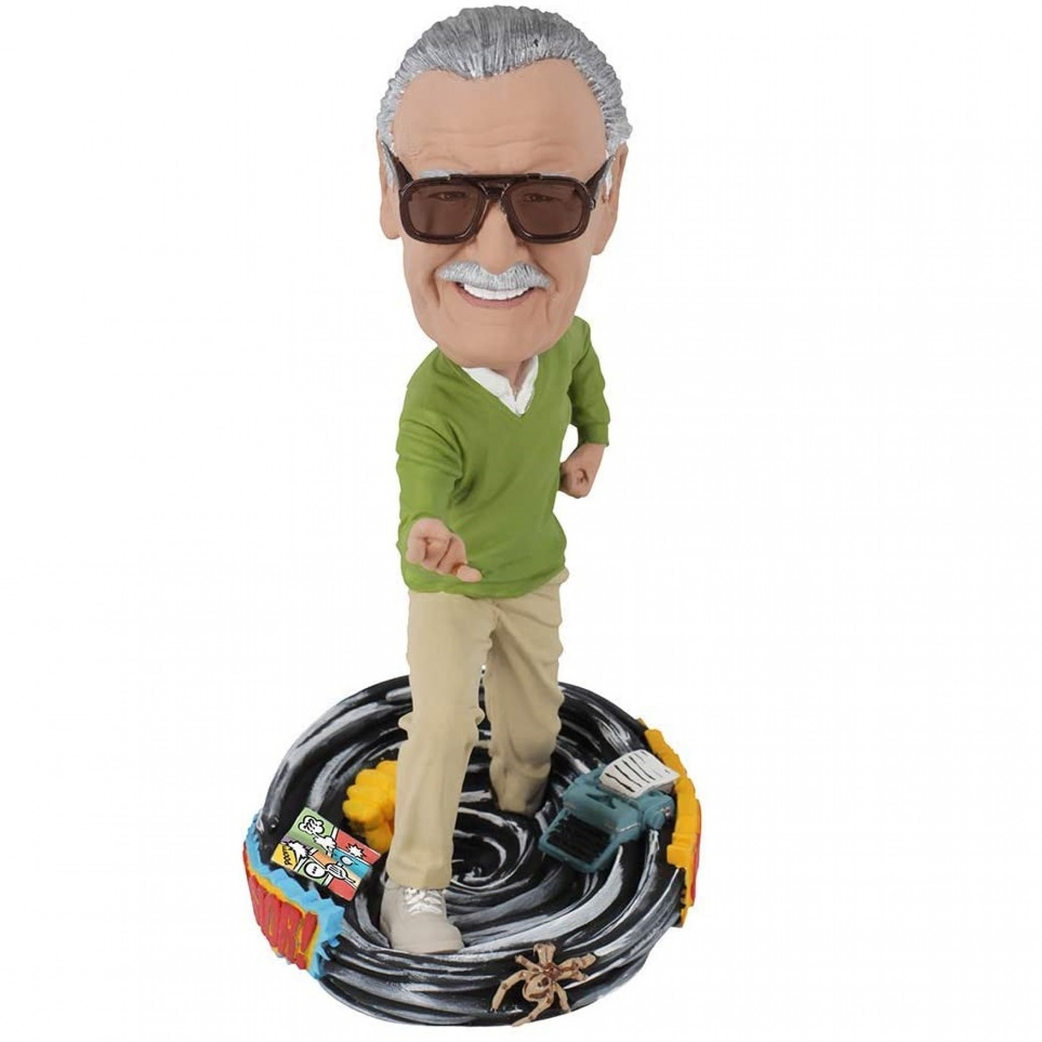 Stan Lee Legendary Hero Pose Rebirth 6” Vinyl Bobble Head, Multi-Color