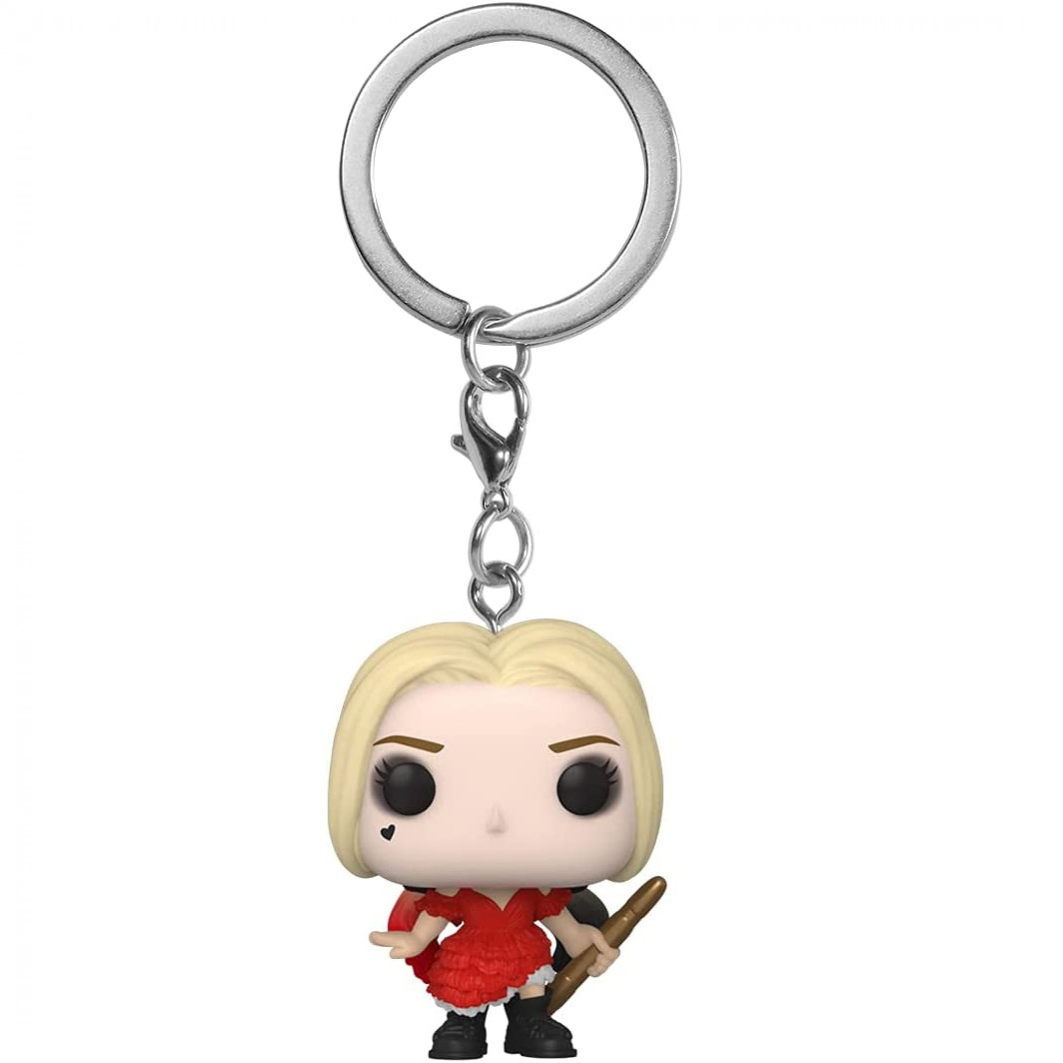 The Suicide Squad Harley Quinn Damaged Dress Funko Pop! Vinyl Keychain, Multi-Color