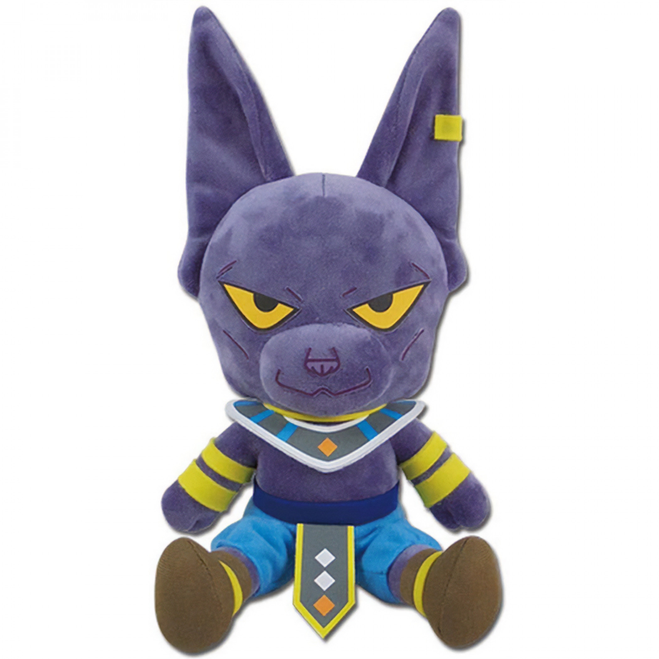Dragon Ball Super Beerus Sitting 7' Plush Toy, Multi-Color