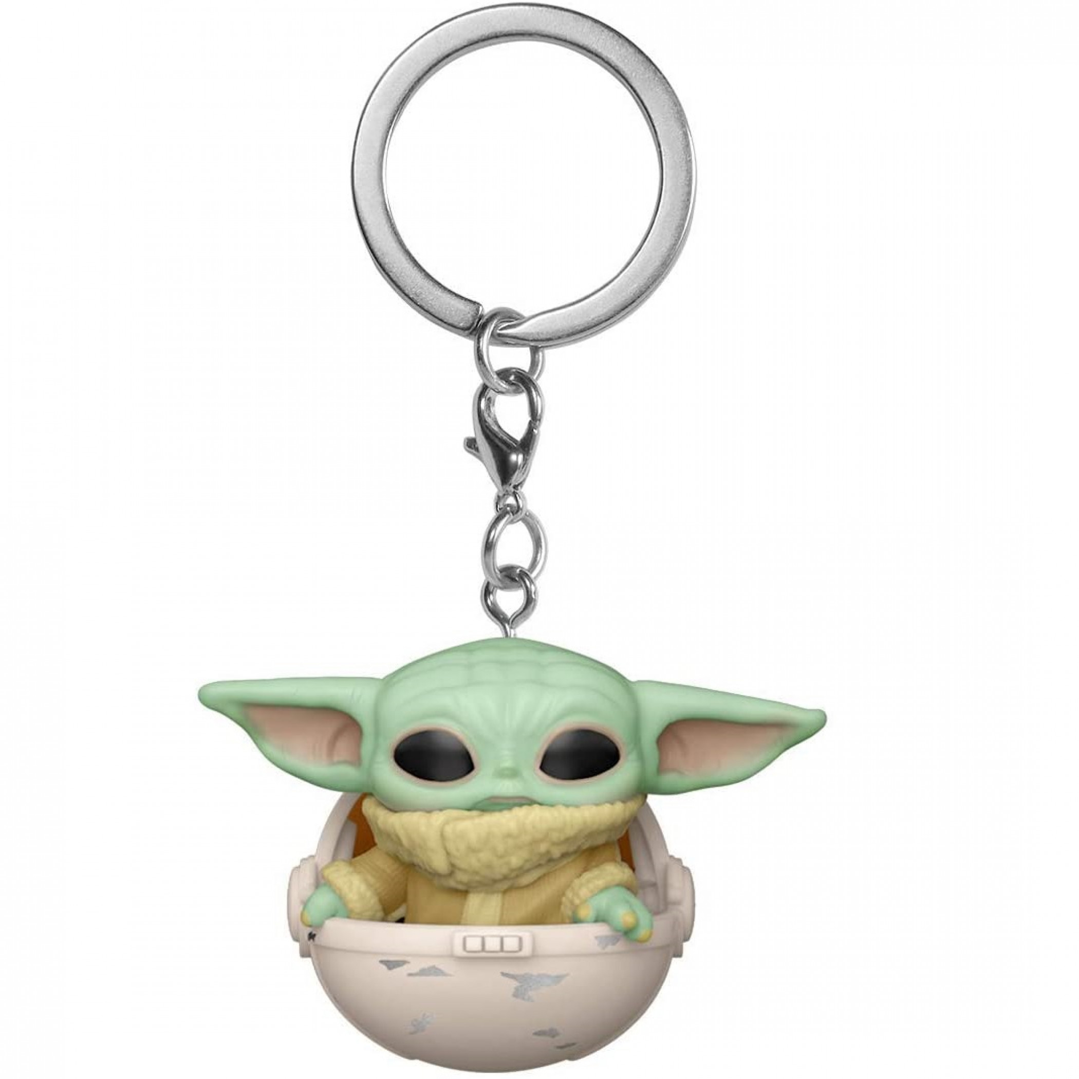 Star Wars The Mandalorian Grogu Child in Canister Funko Pop! Keychain, Multi-Color