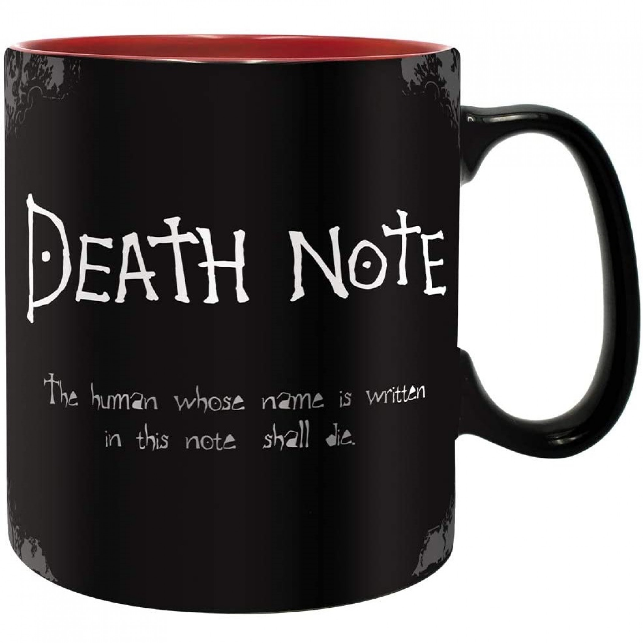 Death Note Rules Page How To Use 16 Ounce Ceramic Mug, Black