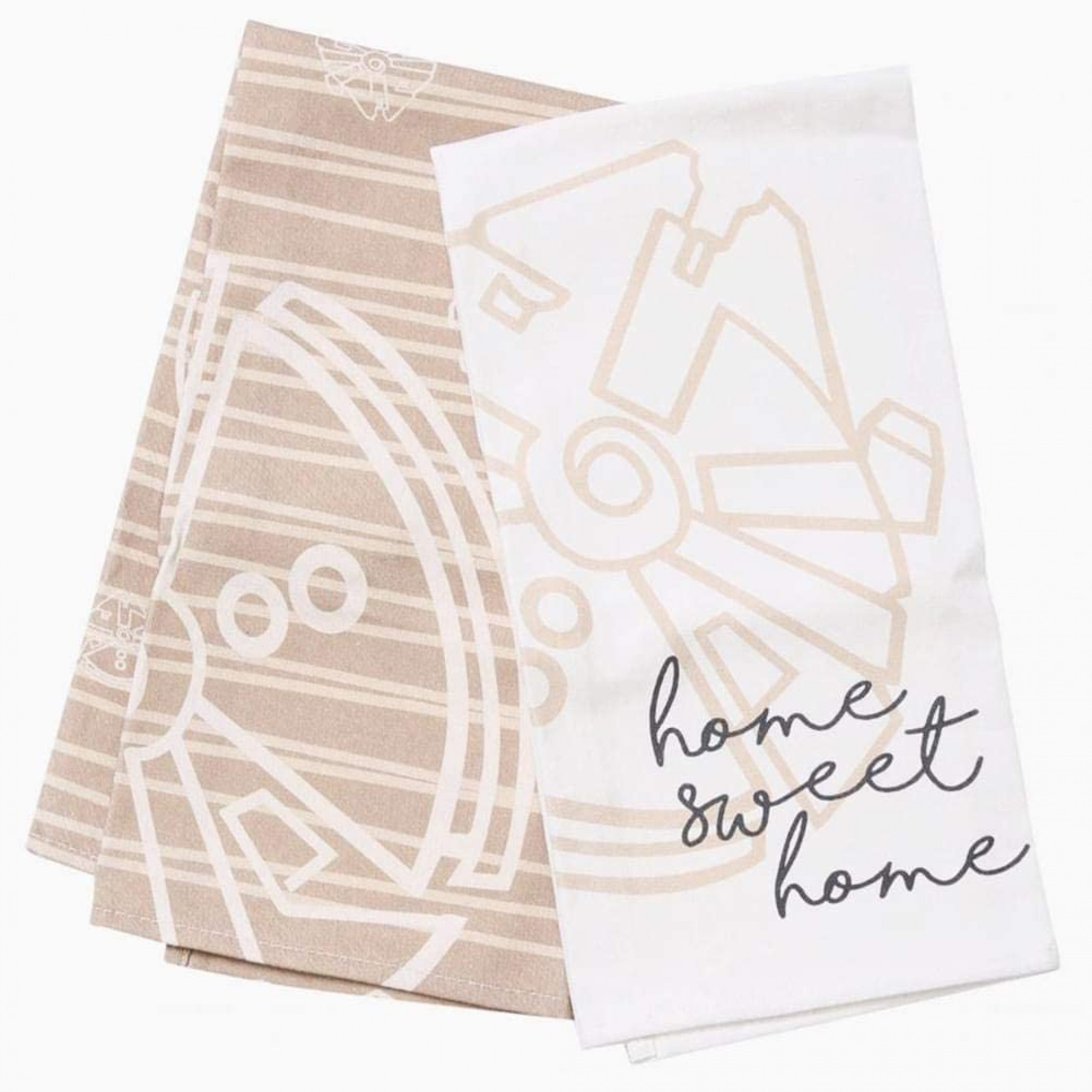 Star Wars Millennium Falcon Cotton Hand Towel 2-Pack, Multi-Color