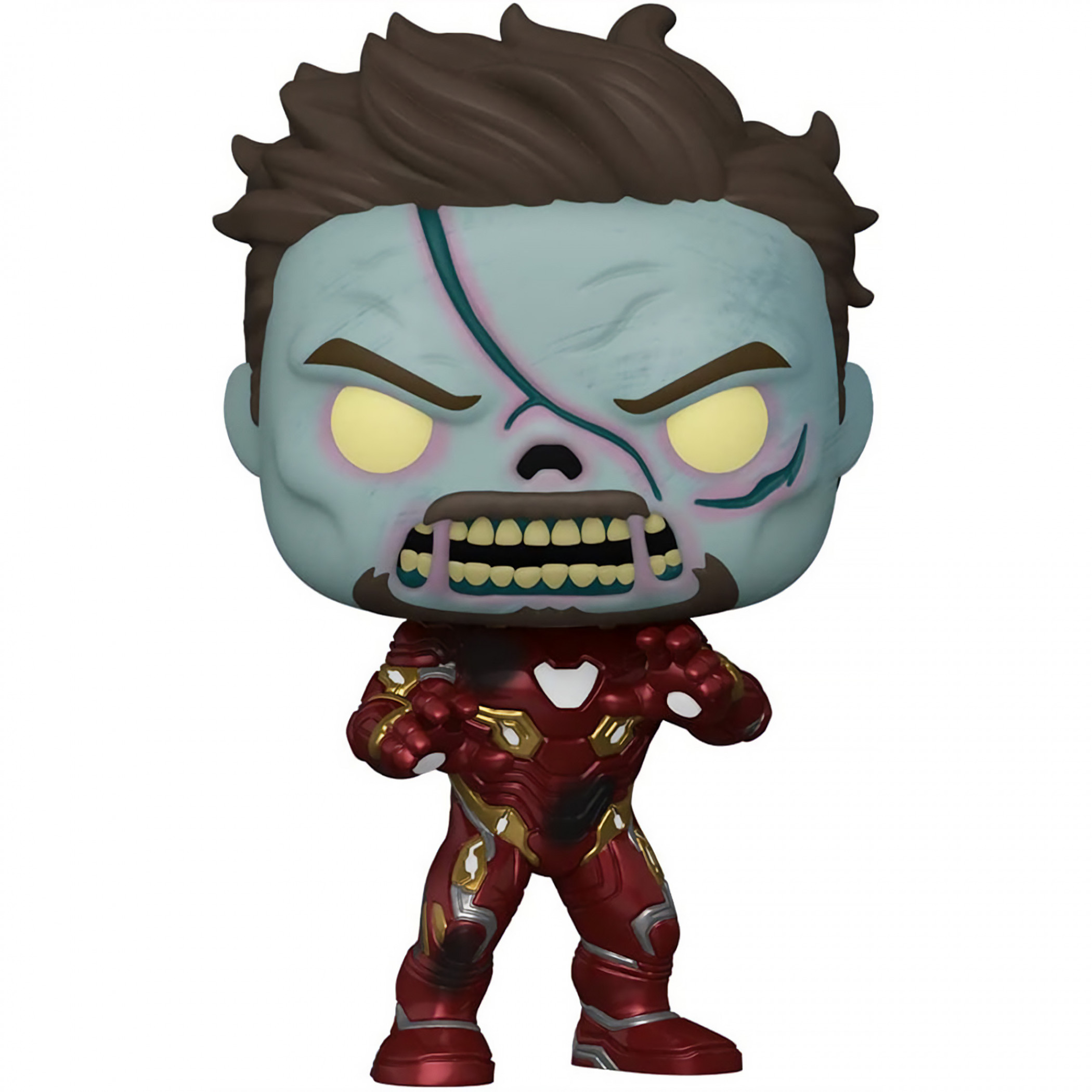 Marvel What If... Series Zombie Iron Man Funko Pop! Vinyl Figure, Multi-Color