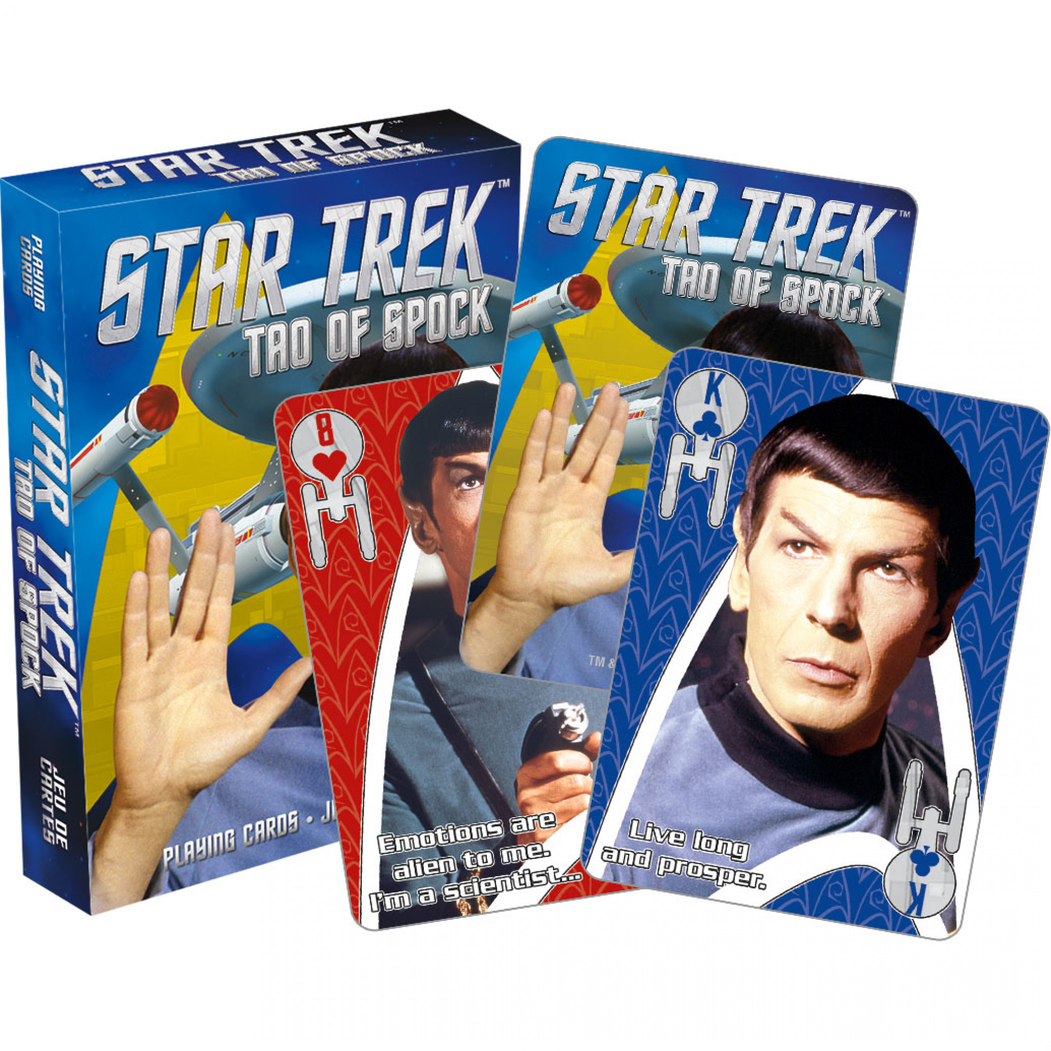 Star Trek Spock Playing Cards, White