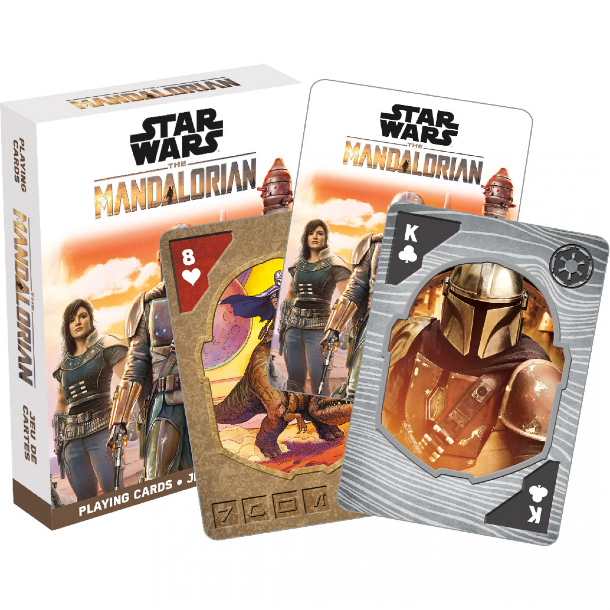 Star Wars The Mandalorian Playing Cards, White