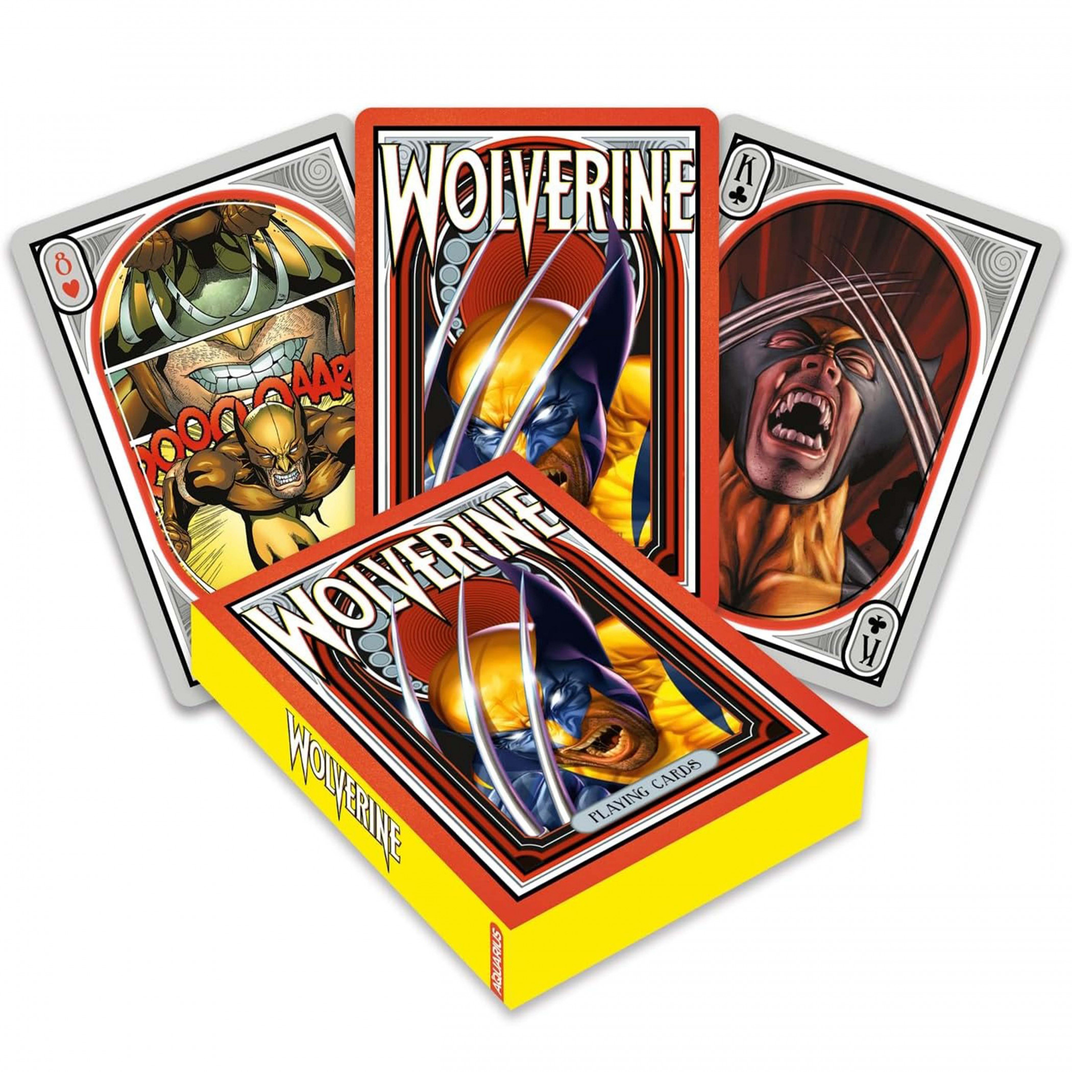 Wolverine Nouveau Style Deck of Playing Cards, Multi-Color