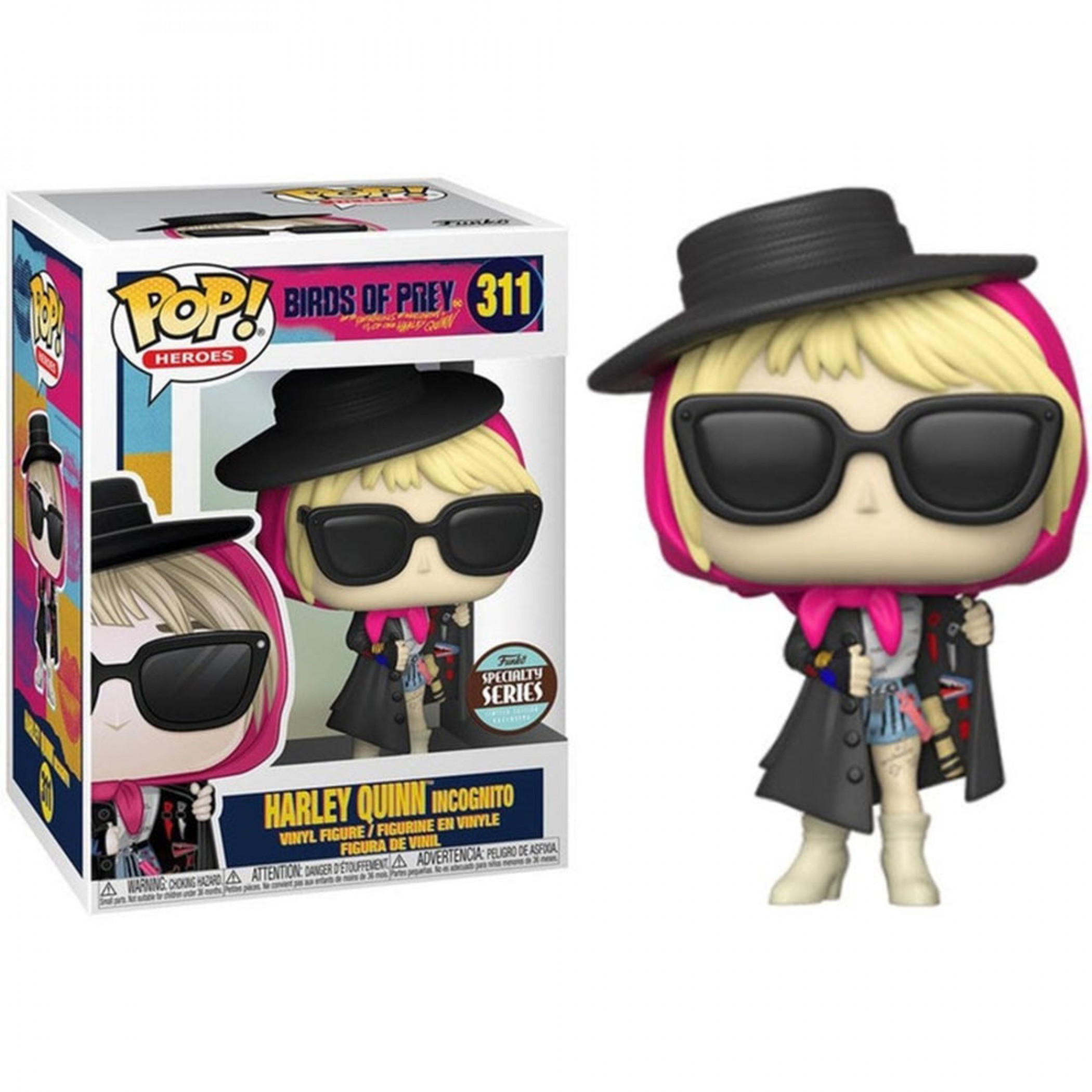 Birds of Prey Harley Quinn Incognito Funko Pop!, Black