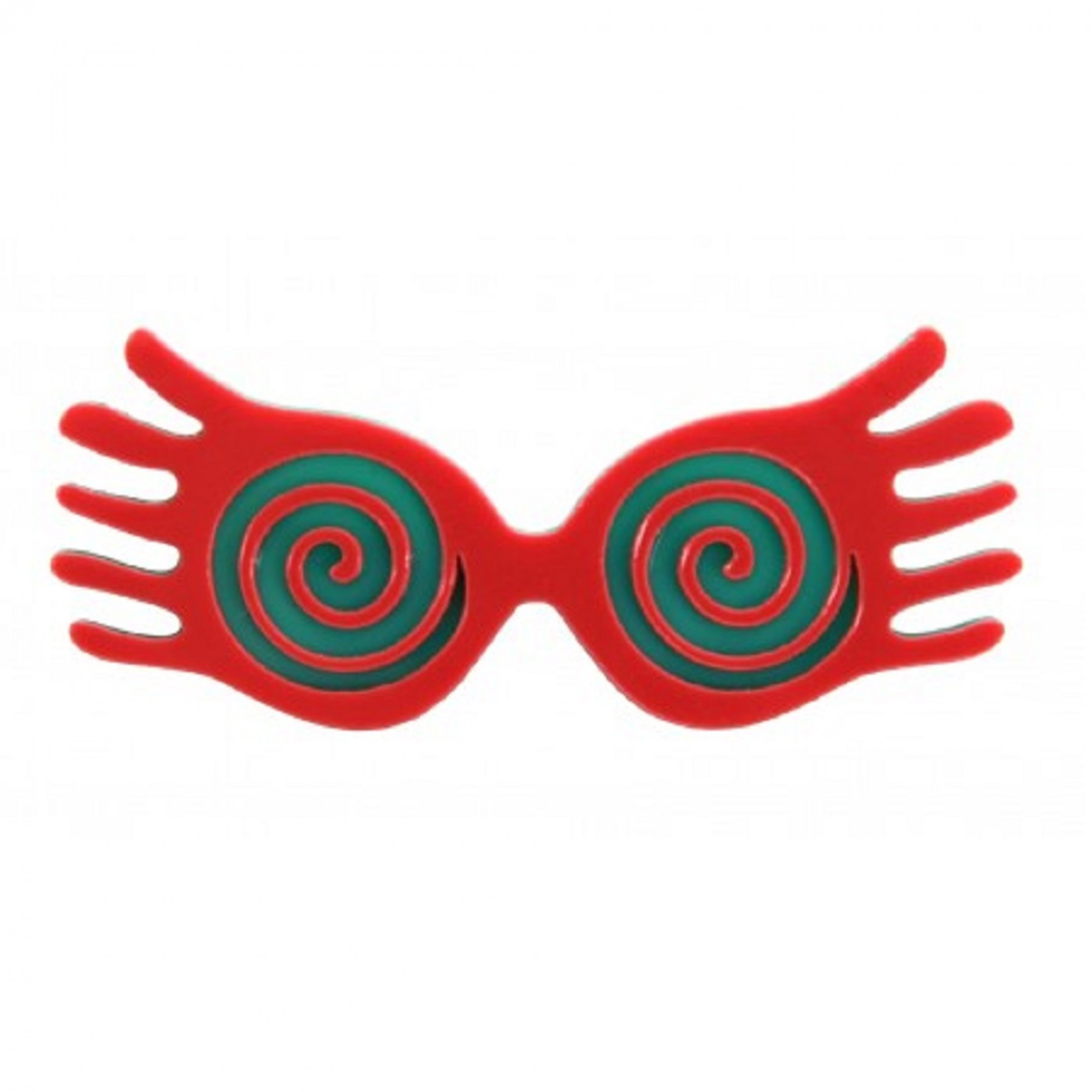 Harry Potter Luna Lovegood Acrylic Pin, Red