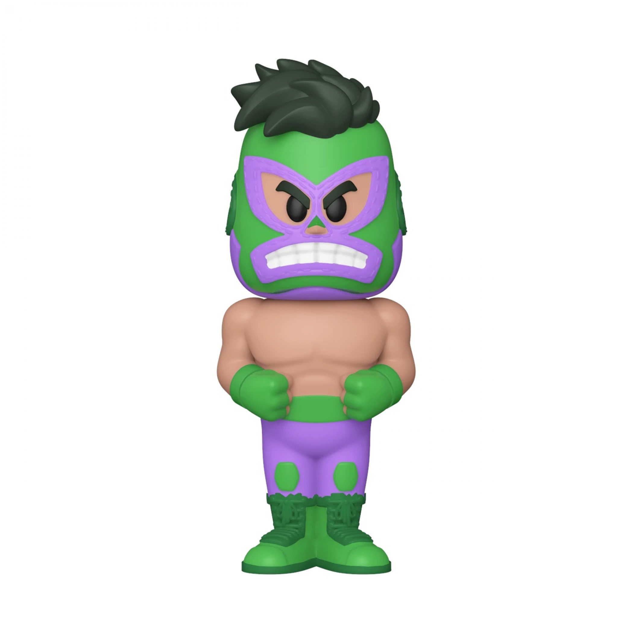 Luchadores Incredible Hulk SODA Vinyl w/Chase (Metallic), Multi-Color