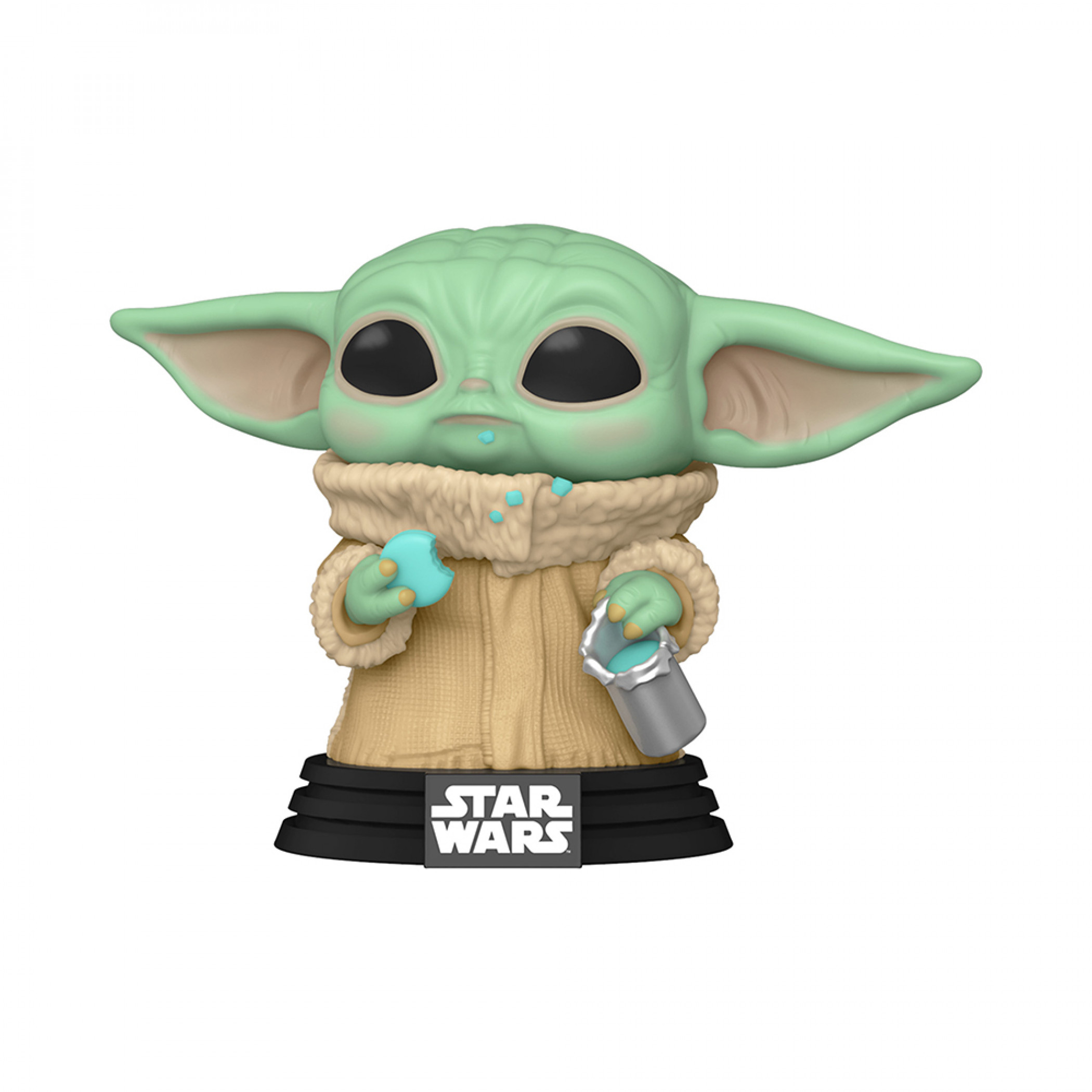 Star Wars The Mandalorian The Child Grogu w/Cookie Funko Pop! Vinyl Figure, Multi-Color