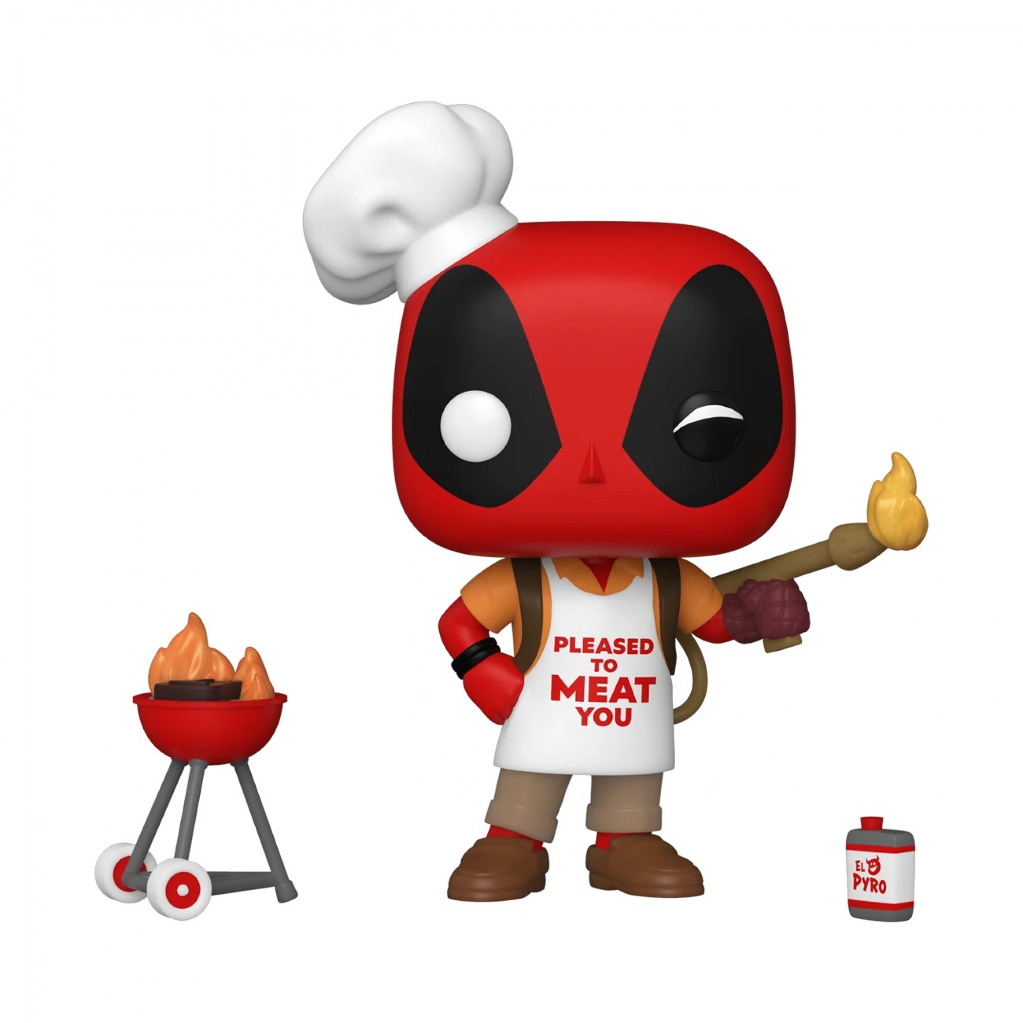 Deadpool 30th Anniversary Backyard Griller Funko Pop! Vinyl Figure, Multi-Color
